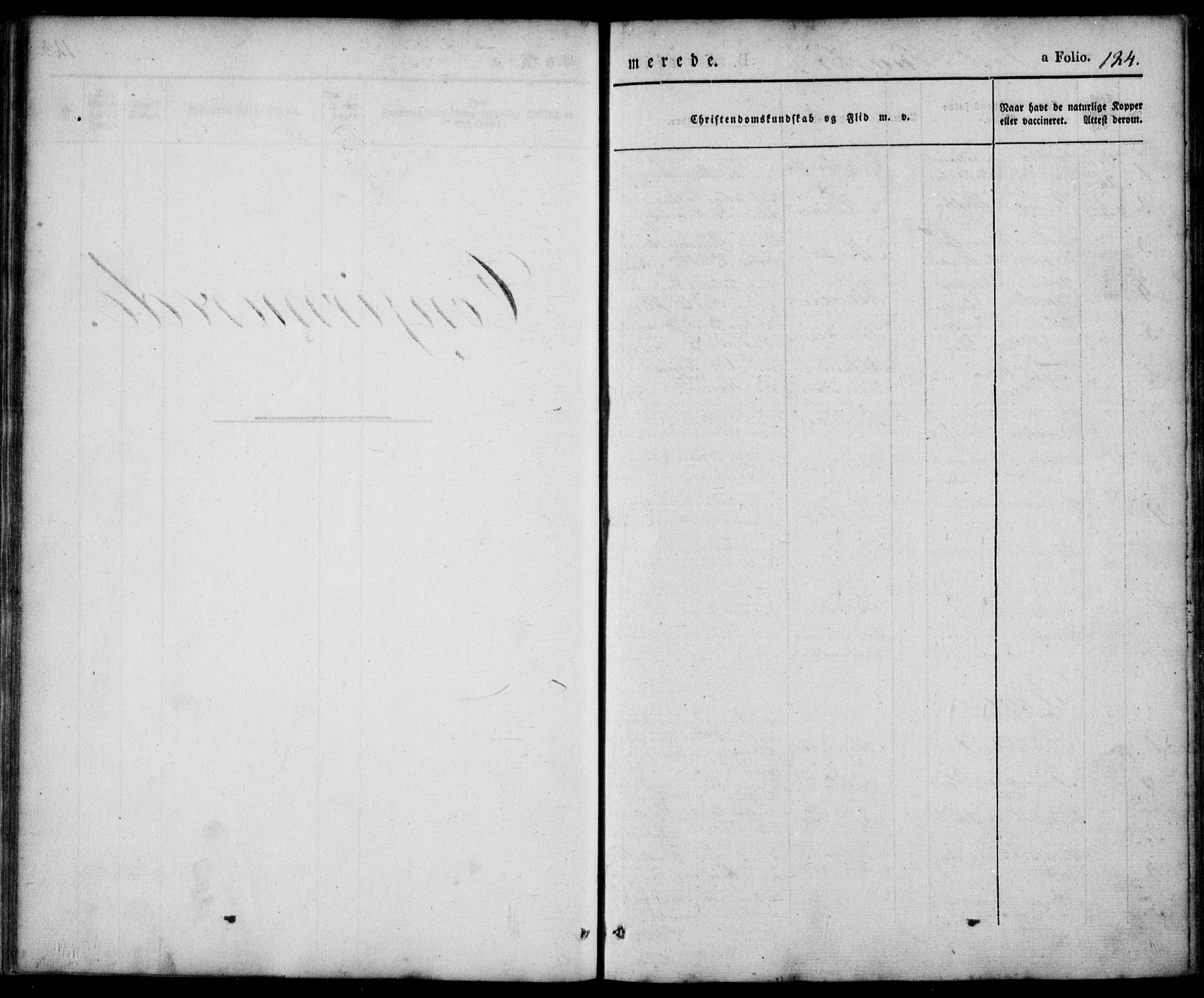 Mandal sokneprestkontor, AV/SAK-1111-0030/F/Fa/Faa/L0012: Ministerialbok nr. A 12, 1840-1847, s. 124