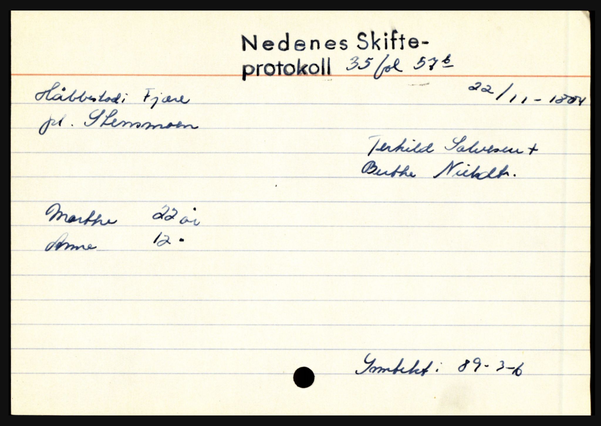 Nedenes sorenskriveri før 1824, AV/SAK-1221-0007/H, s. 13809