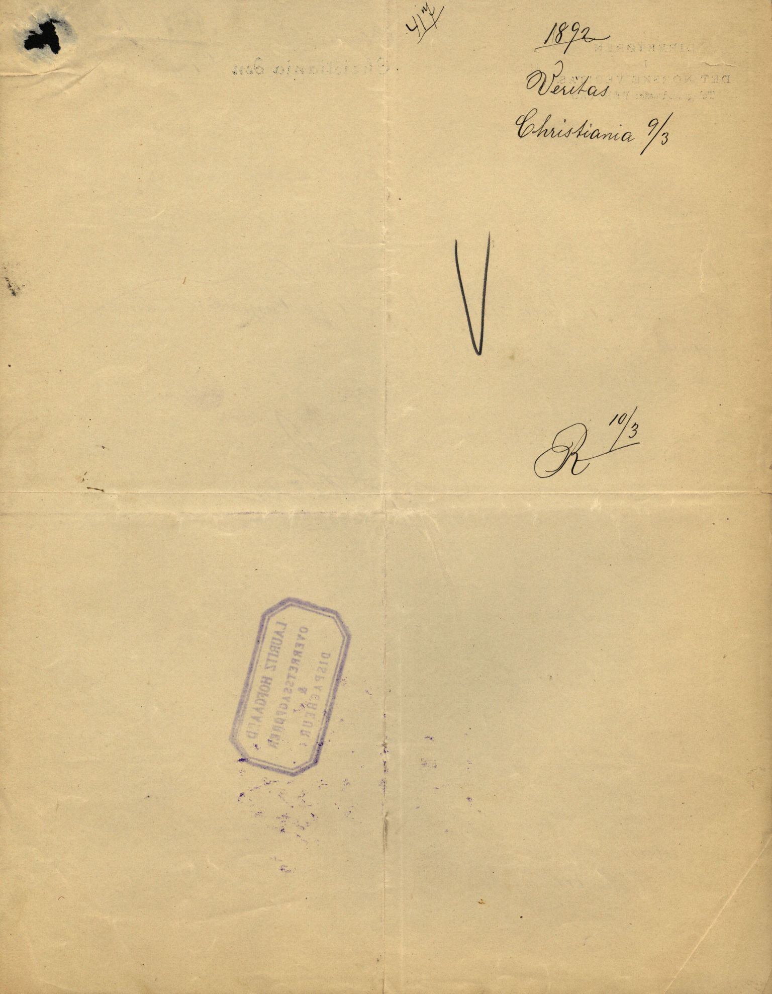 Pa 63 - Østlandske skibsassuranceforening, VEMU/A-1079/G/Ga/L0029/0009: Havaridokumenter / Anette, Agathe, Agra, Buffalo, 1893, s. 84