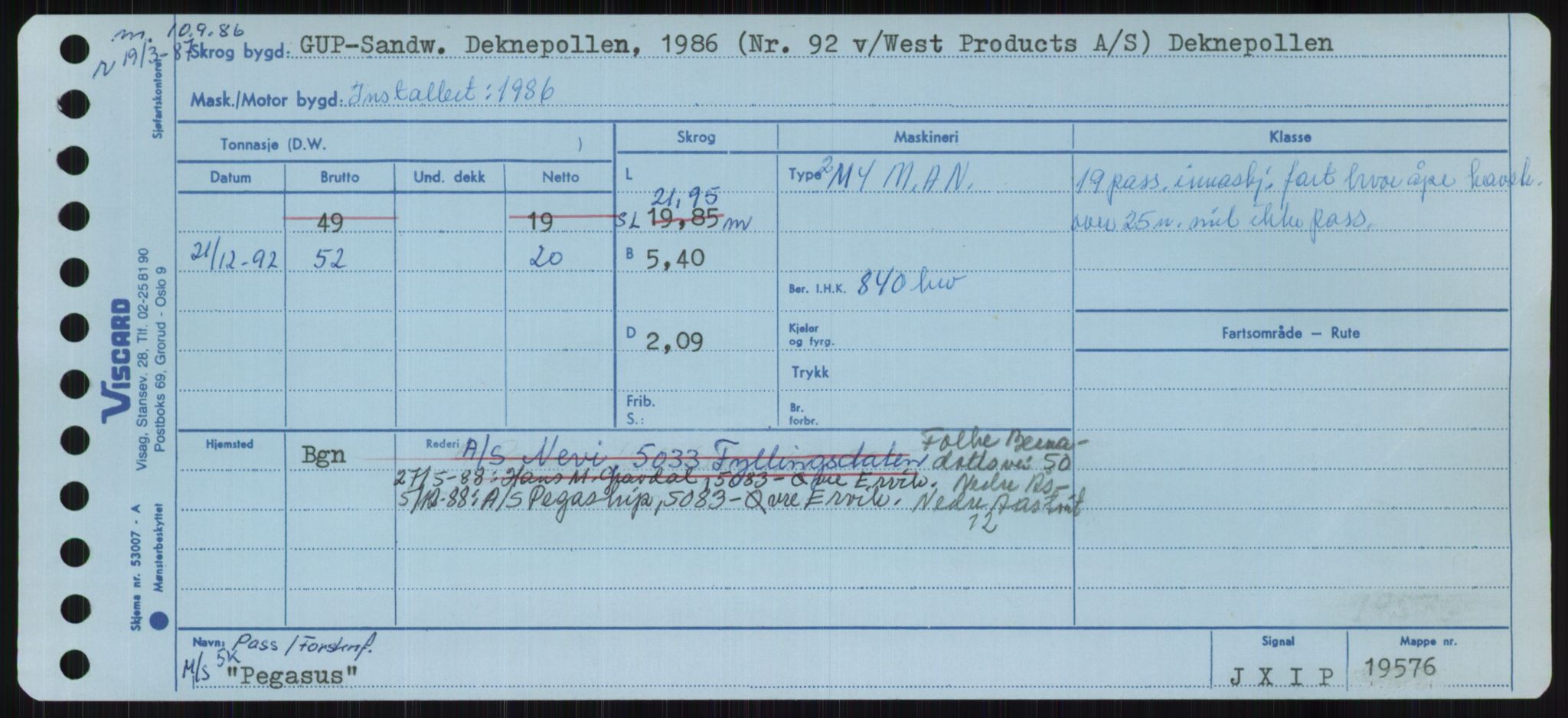 Sjøfartsdirektoratet med forløpere, Skipsmålingen, AV/RA-S-1627/H/Ha/L0004/0002: Fartøy, Mas-R / Fartøy, Odin-R, s. 251