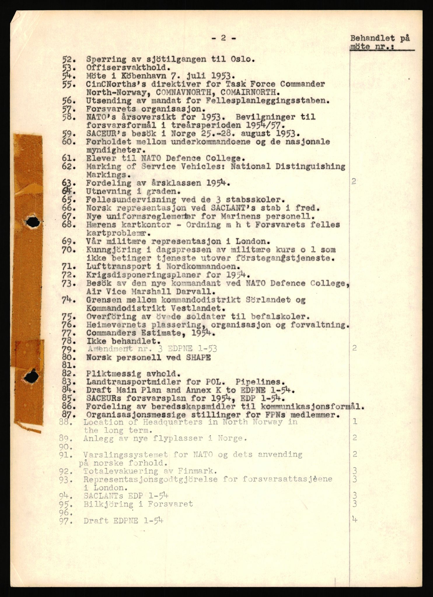 Forsvaret, Den sentrale sjefsnemnd, AV/RA-RAFA-6733, 1953-1956, s. 178