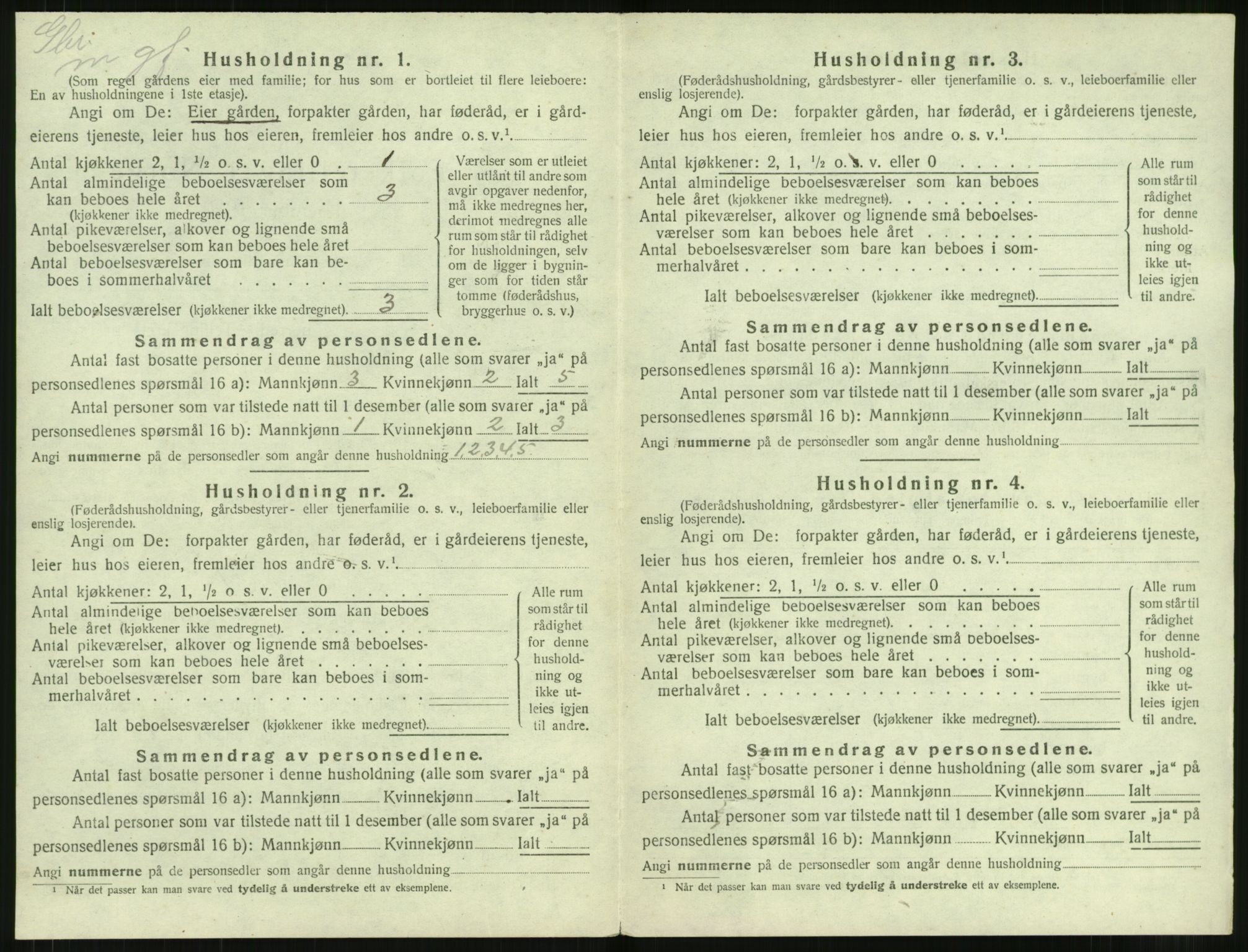 SAT, Folketelling 1920 for 1537 Voll herred, 1920, s. 266