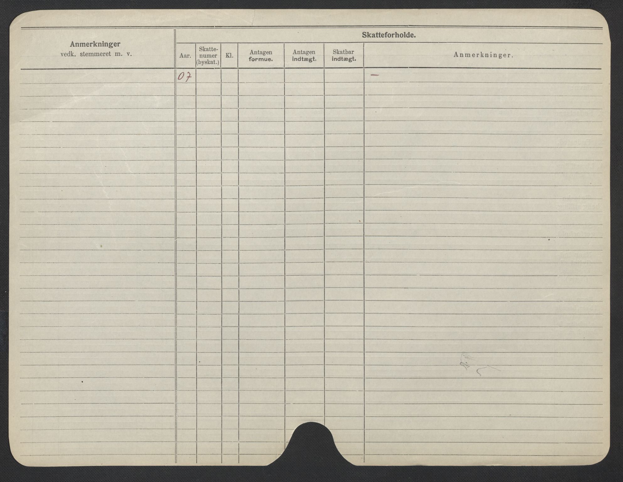 Oslo folkeregister, Registerkort, SAO/A-11715/F/Fa/Fac/L0019: Kvinner, 1906-1914, s. 1151b