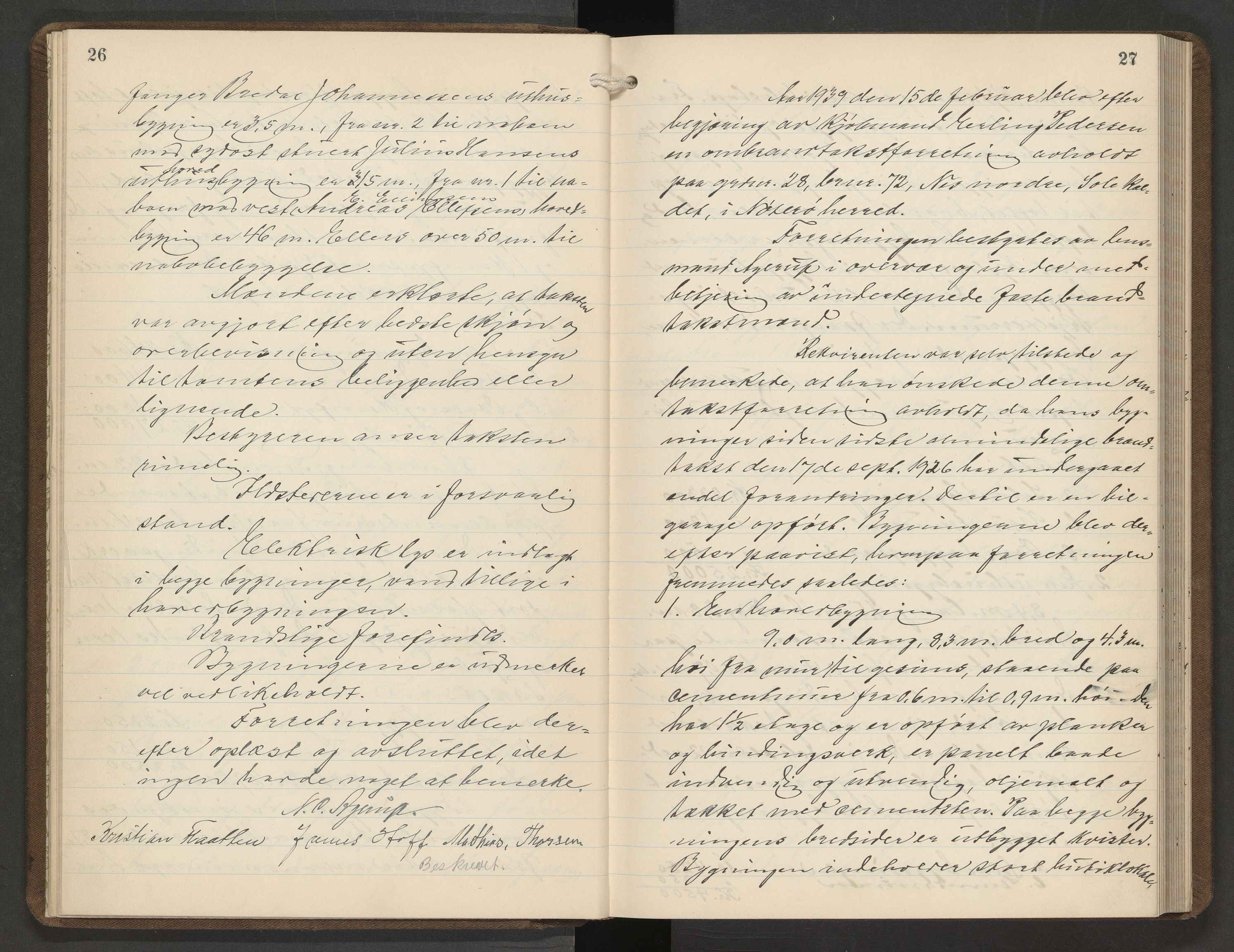 Nøtterøy lensmannskontor, AV/SAKO-A-540/Y/Yg/Yga/L0016: Branntakstprotokoll, 1938-1940, s. 26-27