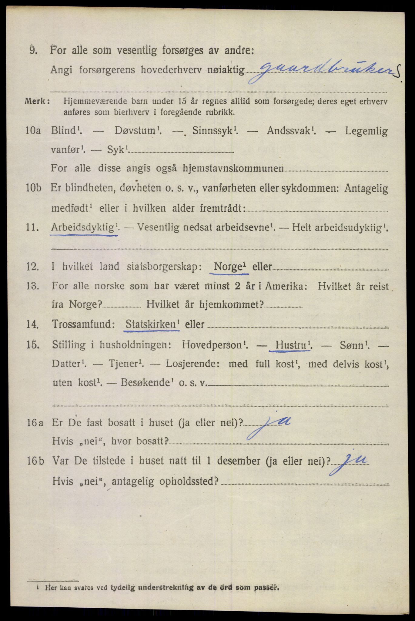 SAKO, Folketelling 1920 for 0719 Andebu herred, 1920, s. 2833