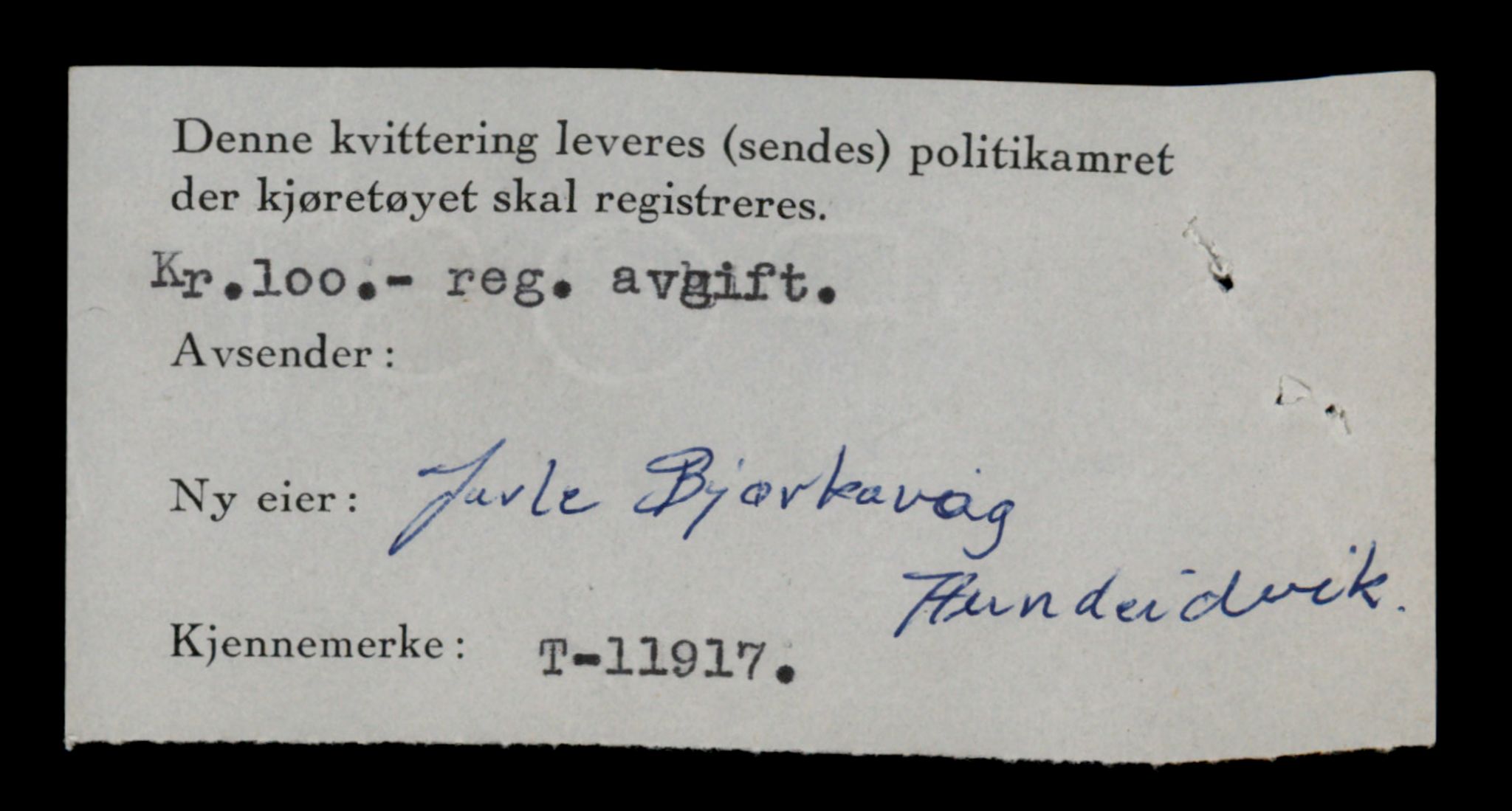 Møre og Romsdal vegkontor - Ålesund trafikkstasjon, AV/SAT-A-4099/F/Fe/L0031: Registreringskort for kjøretøy T 11800 - T 11996, 1927-1998, s. 2066