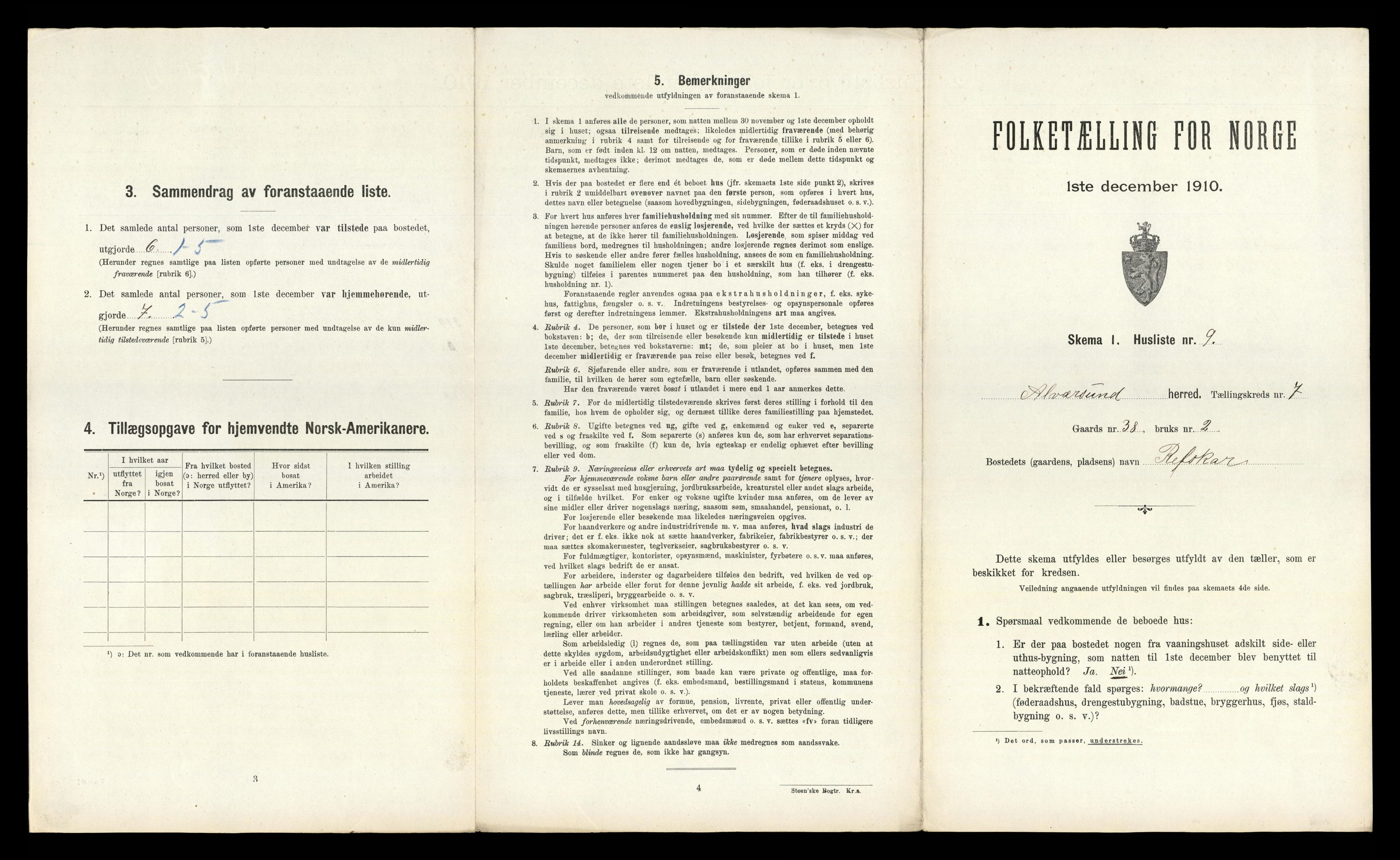 RA, Folketelling 1910 for 1257 Alversund herred, 1910, s. 558