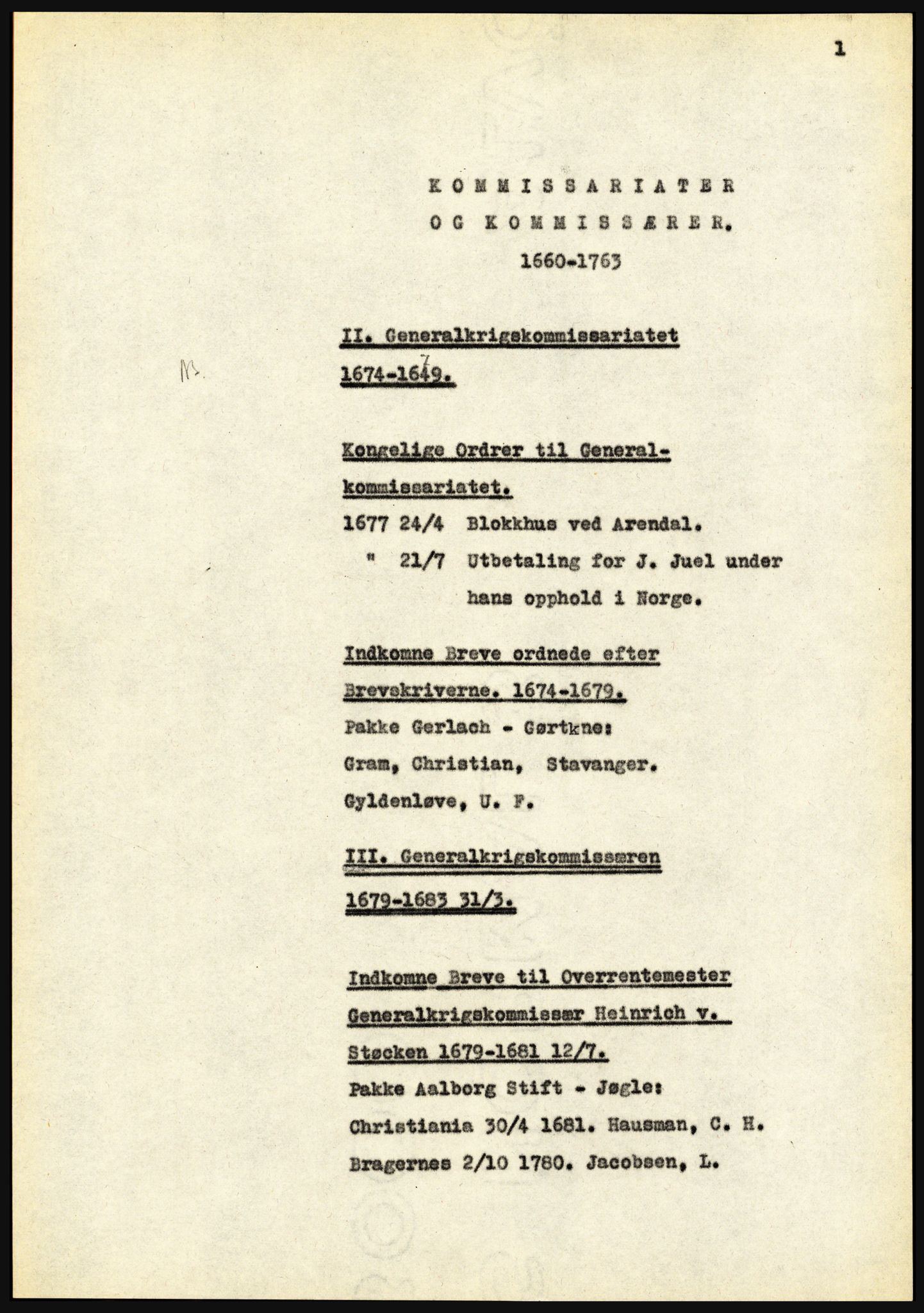 Riksarkivet, Seksjon for eldre arkiv og spesialsamlinger, AV/RA-EA-6797/H/Ha, 1953, s. 1