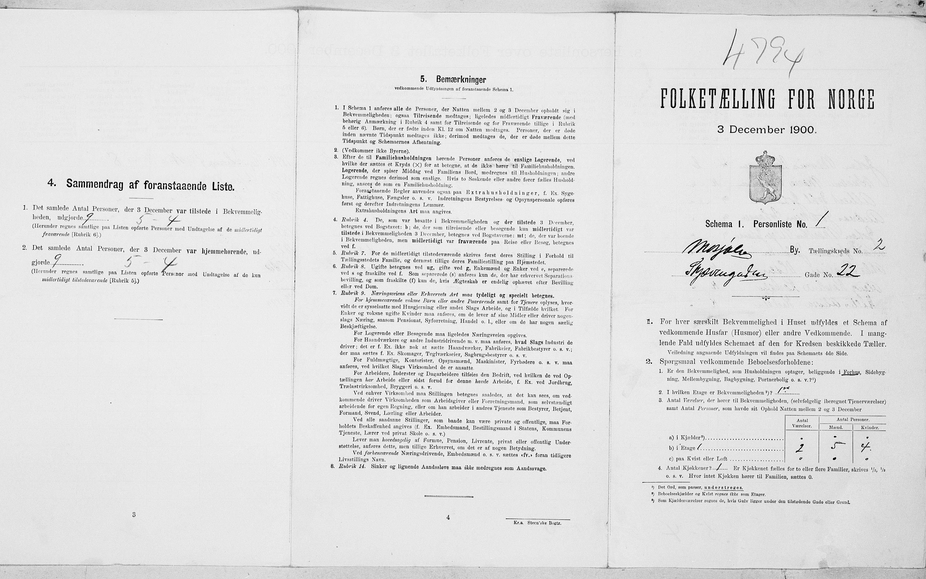 SAT, Folketelling 1900 for 1802 Mosjøen ladested, 1900, s. 423
