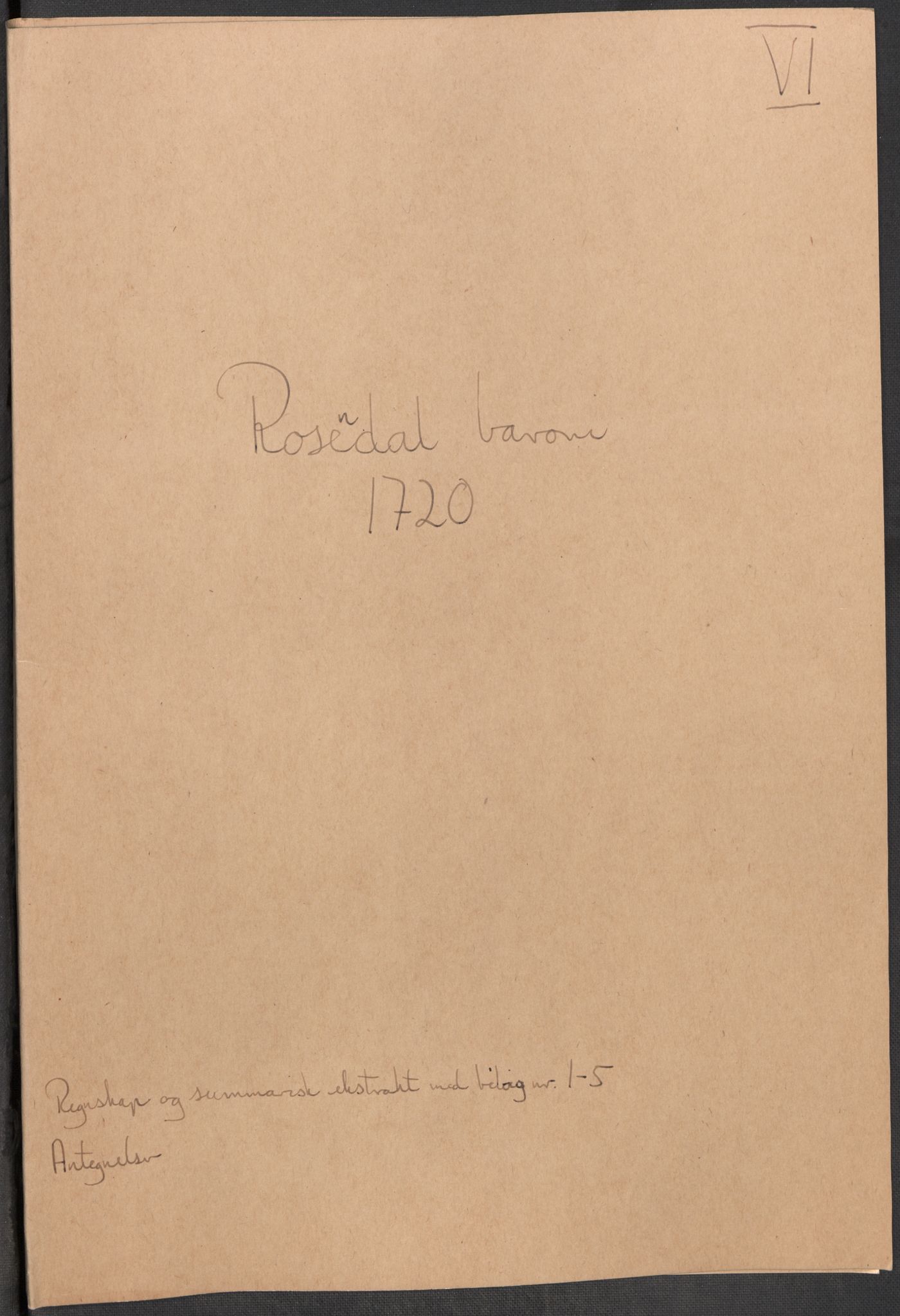 Rentekammeret inntil 1814, Reviderte regnskaper, Fogderegnskap, RA/EA-4092/R49/L3140: Fogderegnskap Rosendal Baroni, 1718-1720, s. 179