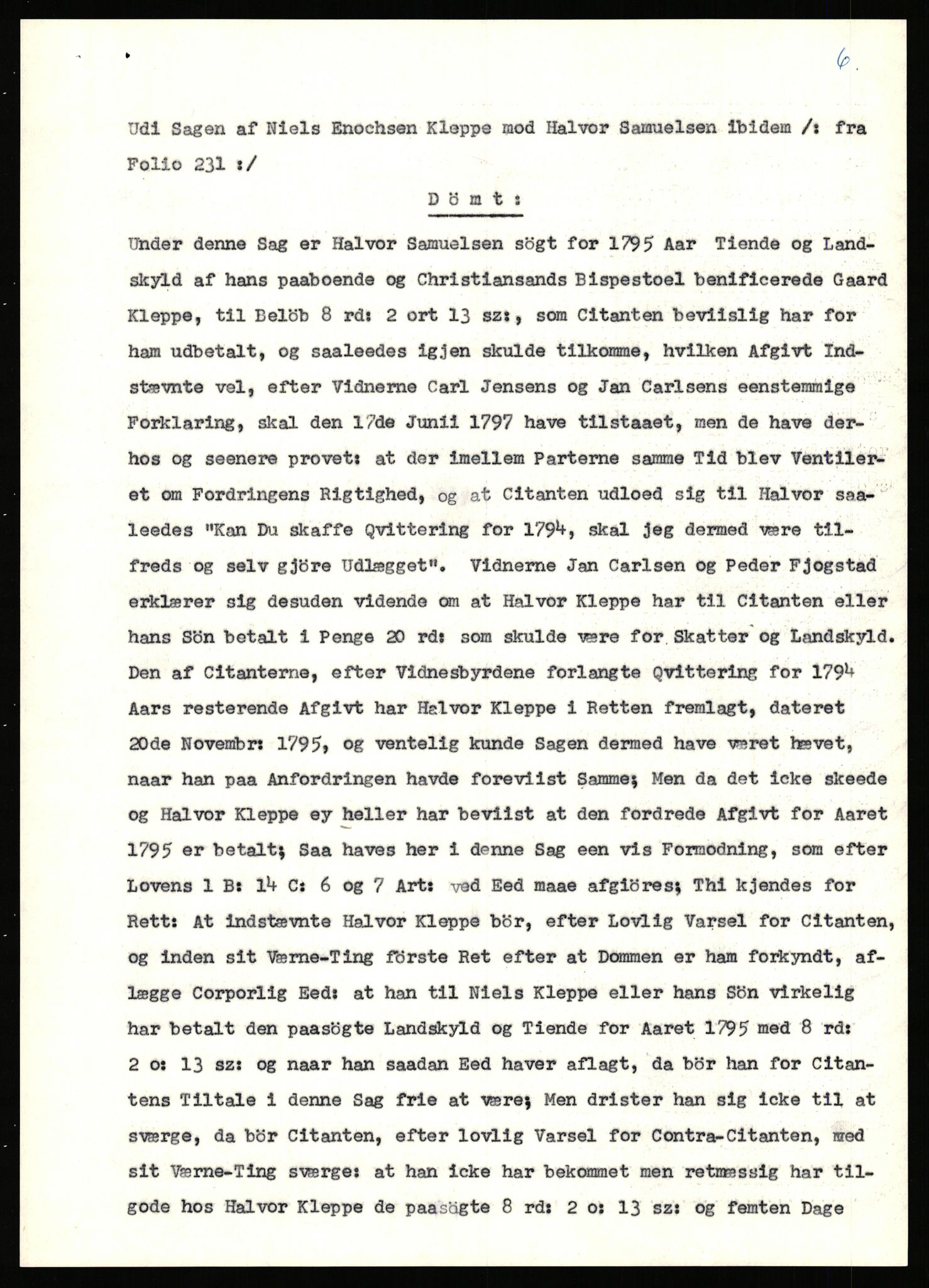 Statsarkivet i Stavanger, AV/SAST-A-101971/03/Y/Yj/L0047: Avskrifter sortert etter gårdsnavn: Kirketeigen - Klovning, 1750-1930, s. 469