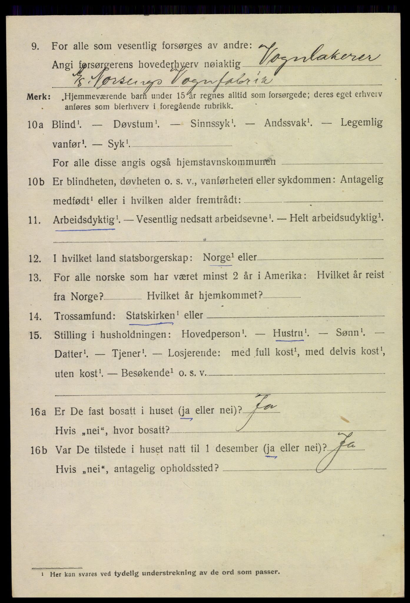 SAH, Folketelling 1920 for 0401 Hamar kjøpstad, 1920, s. 5084