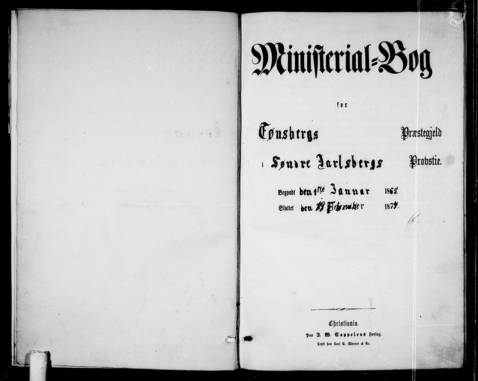 Tønsberg kirkebøker, SAKO/A-330/G/Ga/L0004: Klokkerbok nr. 4, 1865-1874