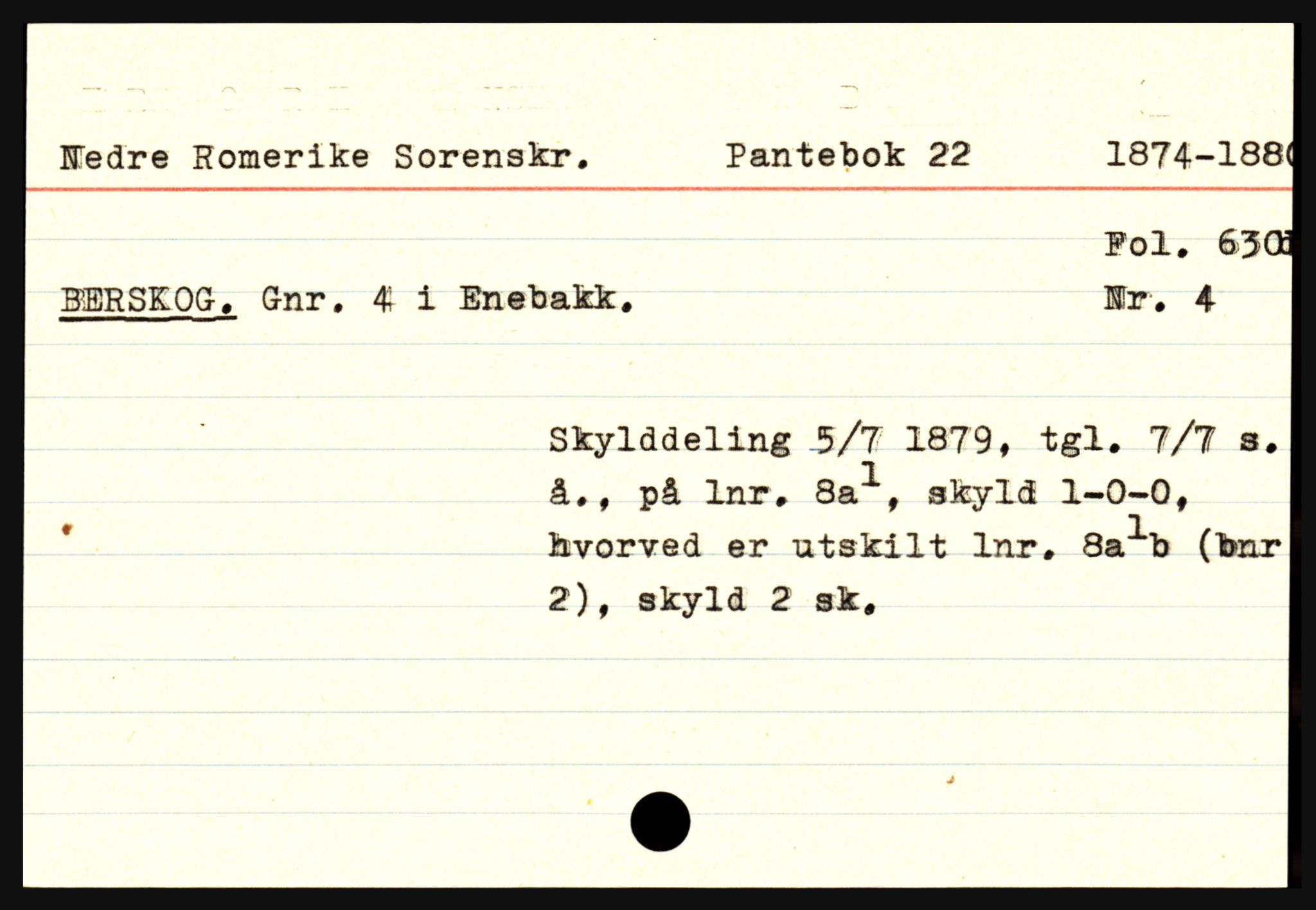Statsarkivet i Oslo, AV/SAO-A-10621/Z/Zb/L0009: Enebakk (Auen - Årsrud), Feiring (Almelien - Torgunrød), Fet m/ Rælingen (Auten - Garder), s. 56
