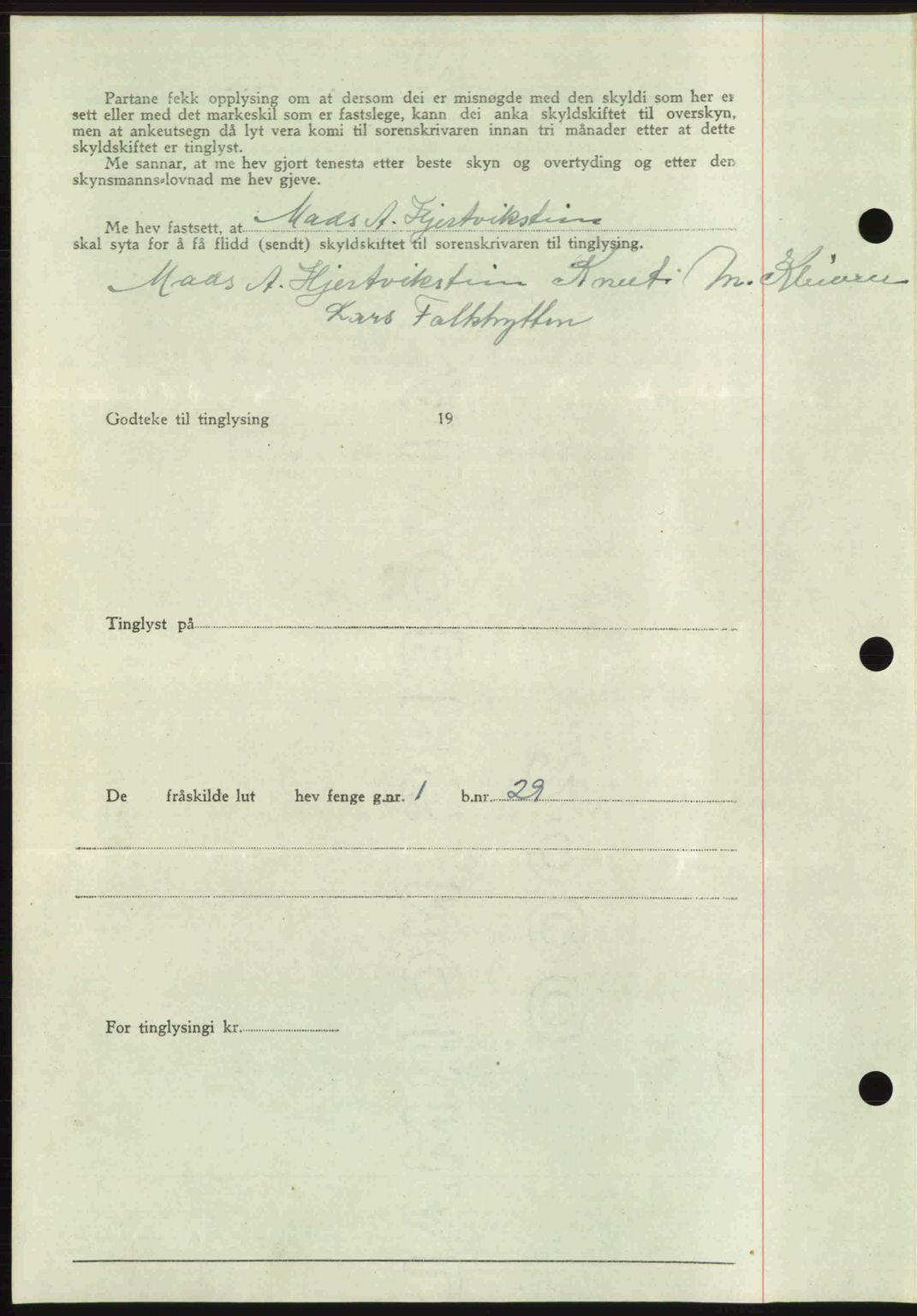 Romsdal sorenskriveri, AV/SAT-A-4149/1/2/2C: Pantebok nr. A20, 1946-1946, Dagboknr: 1800/1946