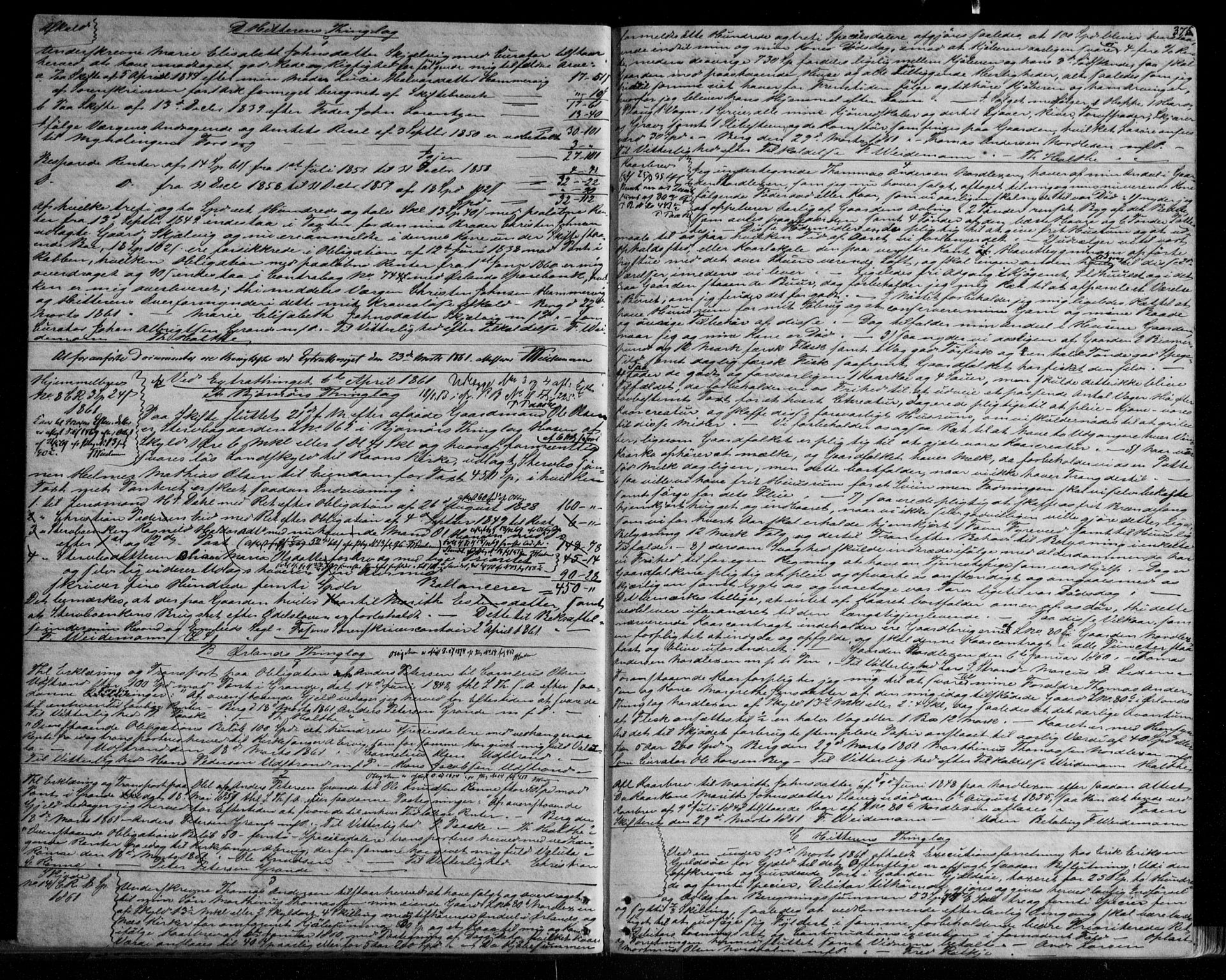 Fosen sorenskriveri, SAT/A-1107/1/2/2C/L0017: Pantebok nr. 10 II, 1859-1862, s. 375