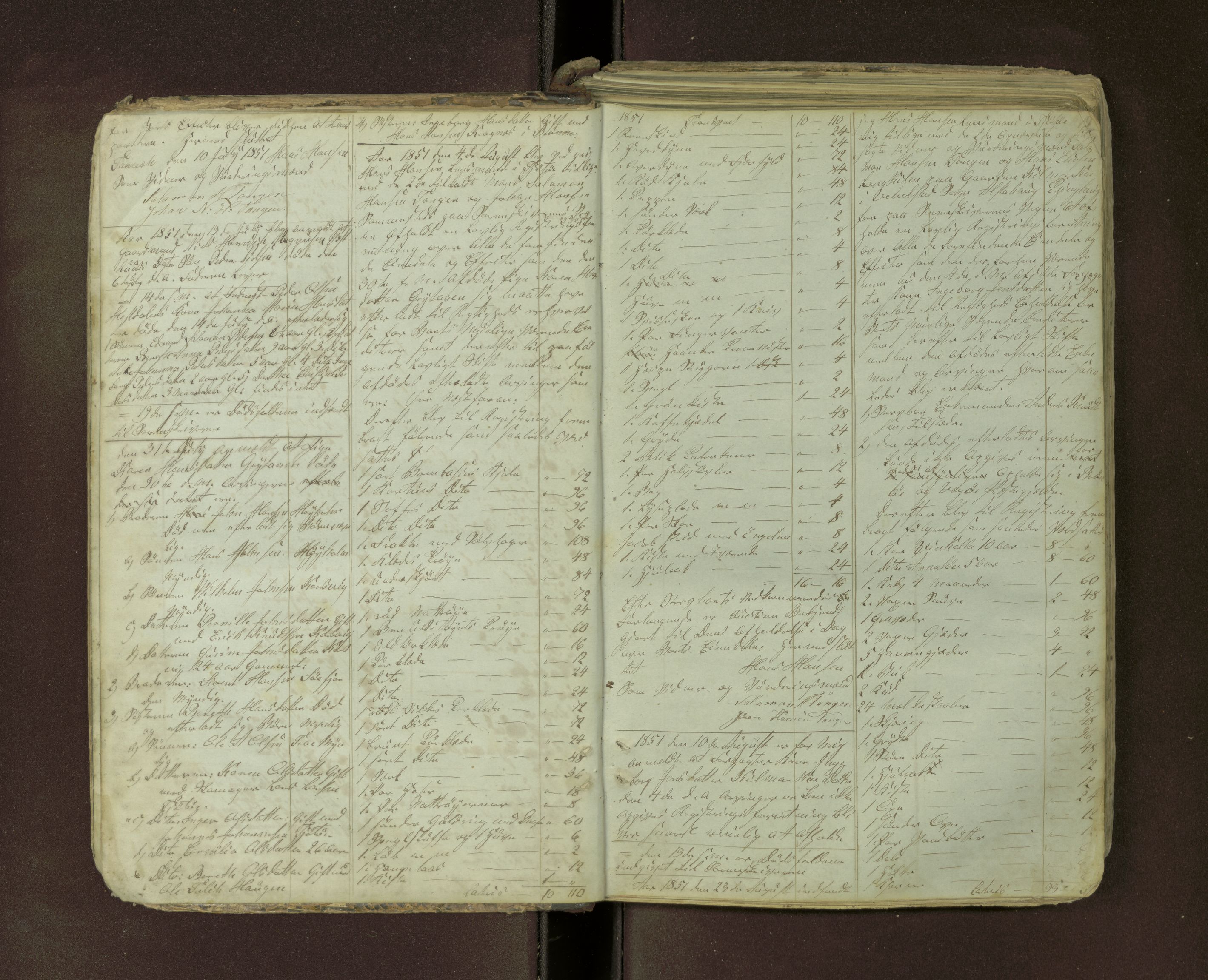 Tjøtta lensmannskontor, AV/SAT-A-5712/1/02/L0002: 2.02.01 - Registreringsprotokoll, merk. dødsanmeldelse, 1845-1873