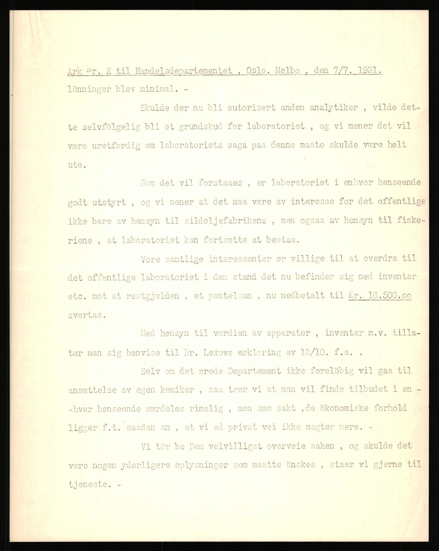 Fiskeridepartementet, Avlevering 1971, AV/RA-S-3997/D/Dd/L0034: IV-B-1 Spørsmål om sammenslutning av makrellfiskere. "Makrellsaken", 1920-1931, s. 30