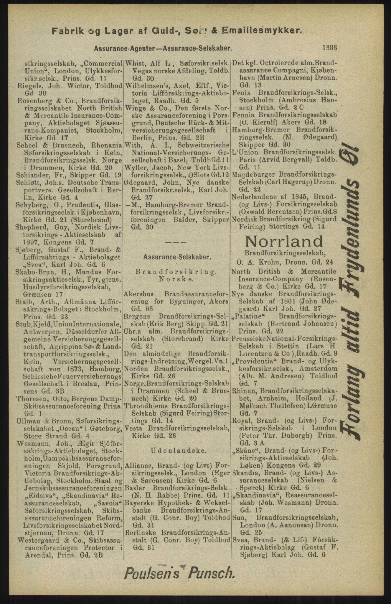 Kristiania/Oslo adressebok, PUBL/-, 1904, s. 1333