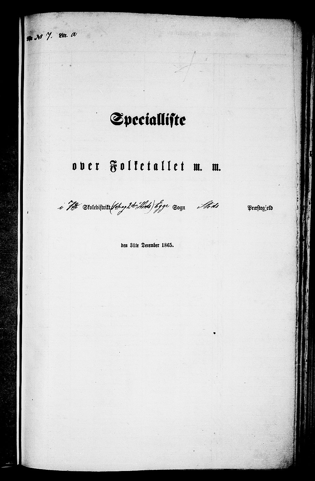 RA, Folketelling 1865 for 1734P Stod prestegjeld, 1865, s. 126