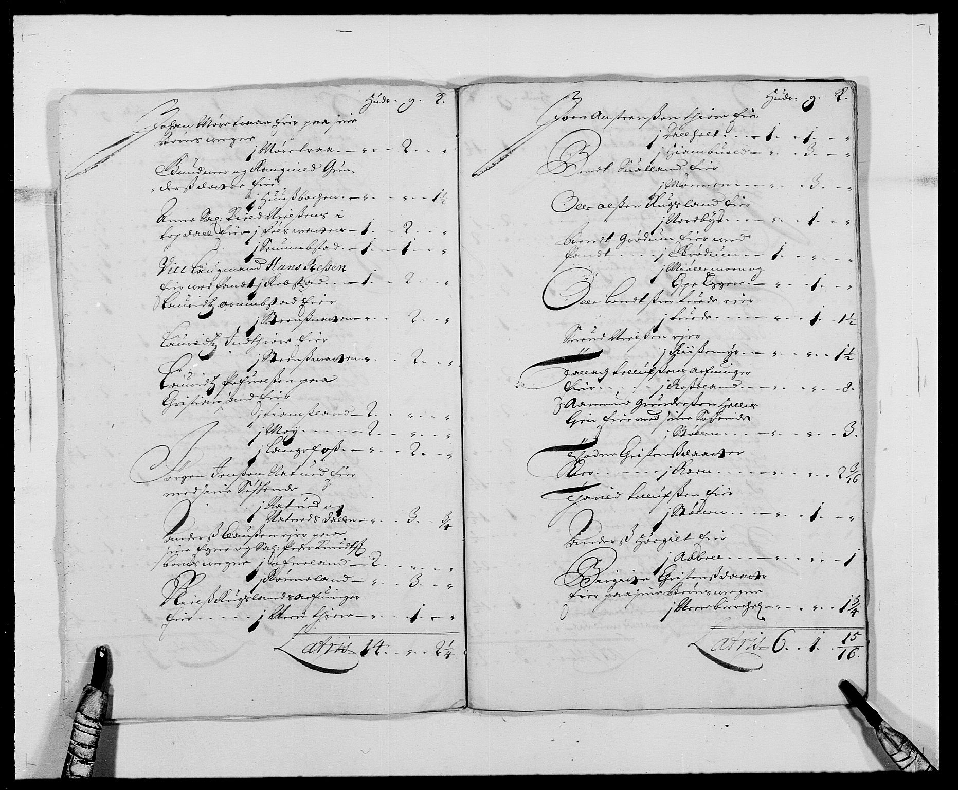 Rentekammeret inntil 1814, Reviderte regnskaper, Fogderegnskap, RA/EA-4092/R39/L2309: Fogderegnskap Nedenes, 1684-1689, s. 294