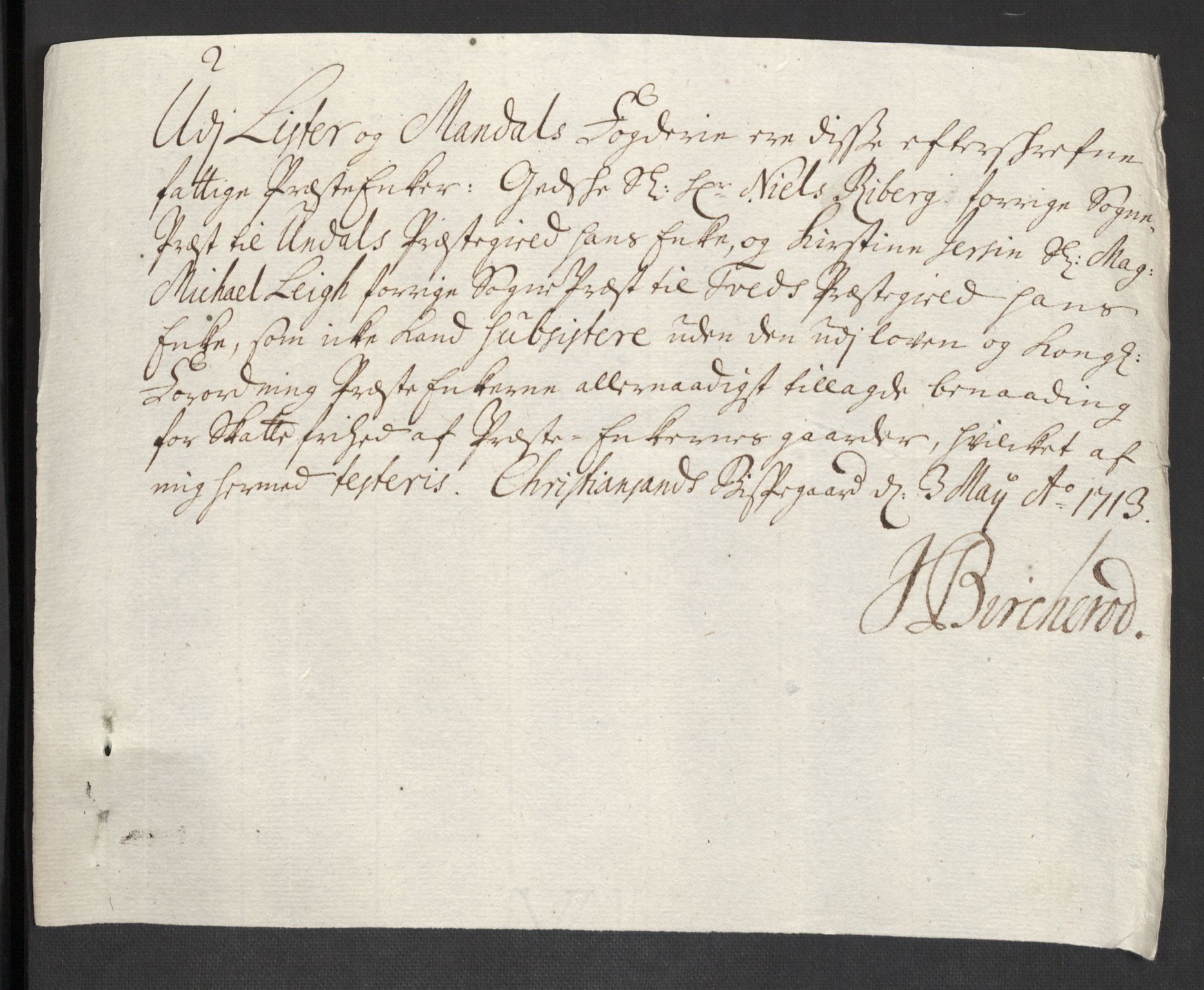 Rentekammeret inntil 1814, Reviderte regnskaper, Fogderegnskap, AV/RA-EA-4092/R43/L2554: Fogderegnskap Lista og Mandal, 1711, s. 204