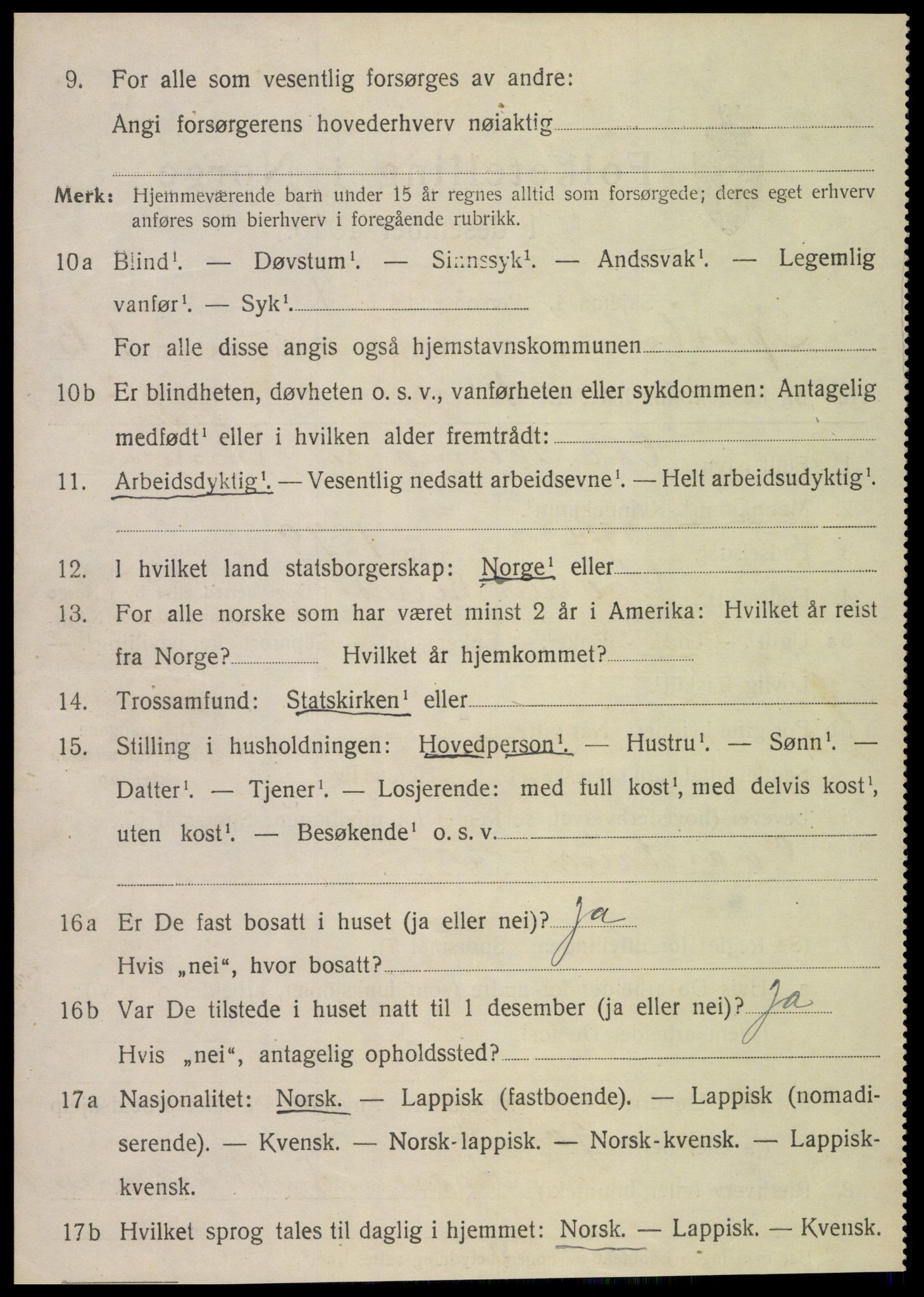 SAT, Folketelling 1920 for 1731 Sparbu herred, 1920, s. 2114