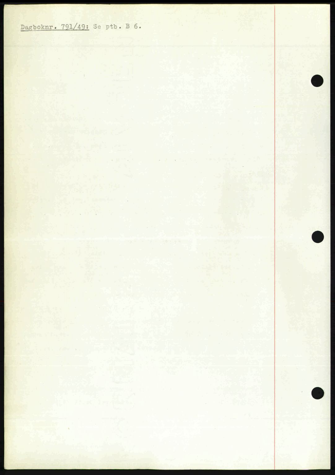 Nedenes sorenskriveri, SAK/1221-0006/G/Gb/Gba/L0060: Pantebok nr. A12, 1948-1949, Dagboknr: 791/1949