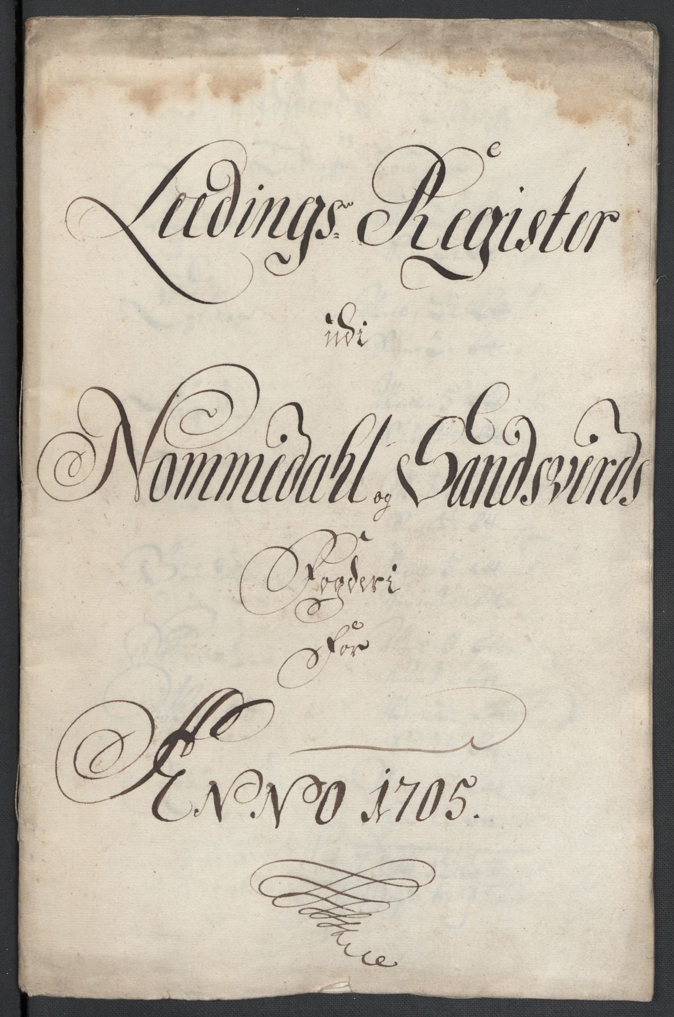 Rentekammeret inntil 1814, Reviderte regnskaper, Fogderegnskap, RA/EA-4092/R24/L1583: Fogderegnskap Numedal og Sandsvær, 1705-1706, s. 18