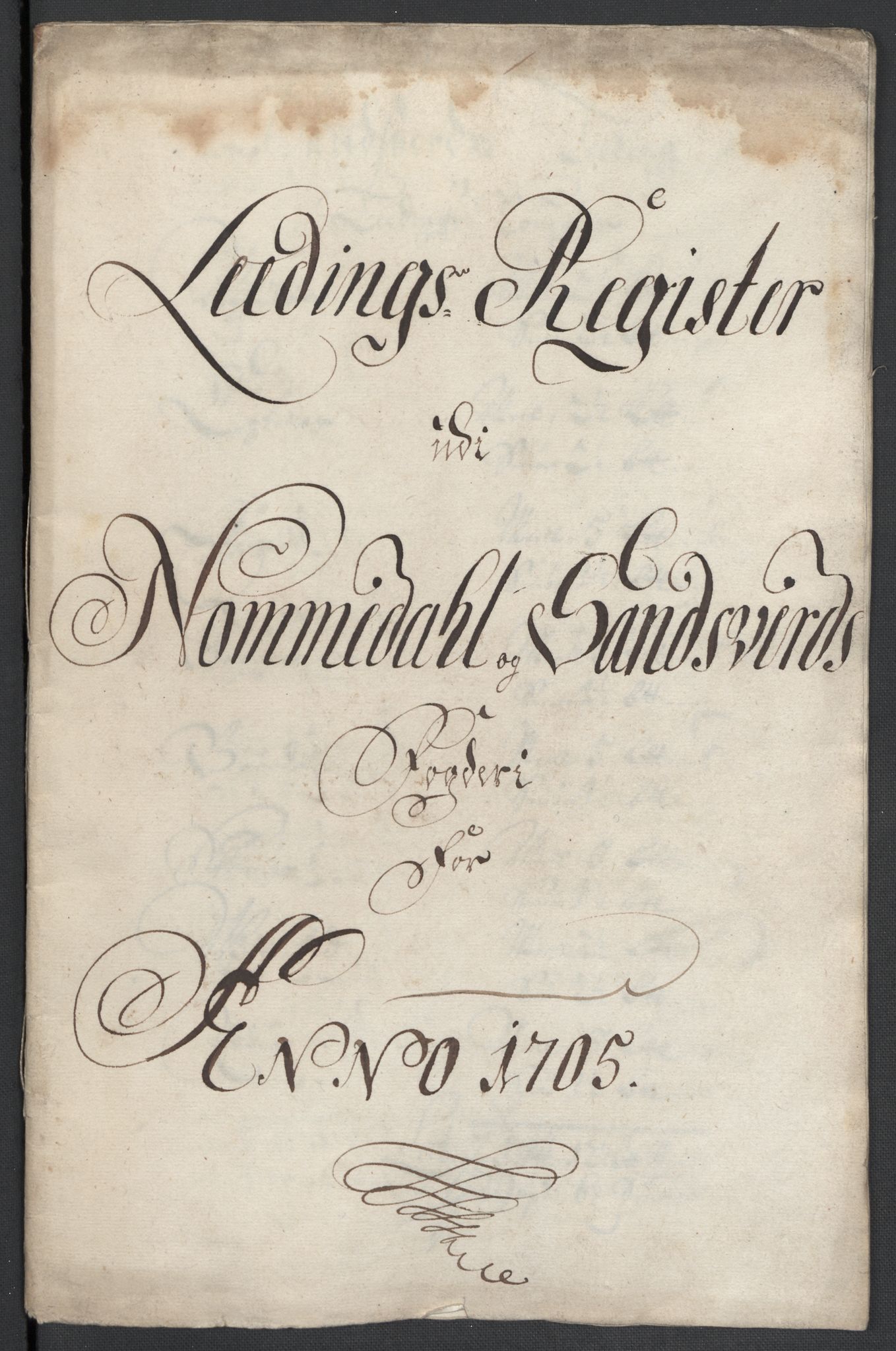 Rentekammeret inntil 1814, Reviderte regnskaper, Fogderegnskap, AV/RA-EA-4092/R24/L1583: Fogderegnskap Numedal og Sandsvær, 1705-1706, s. 18