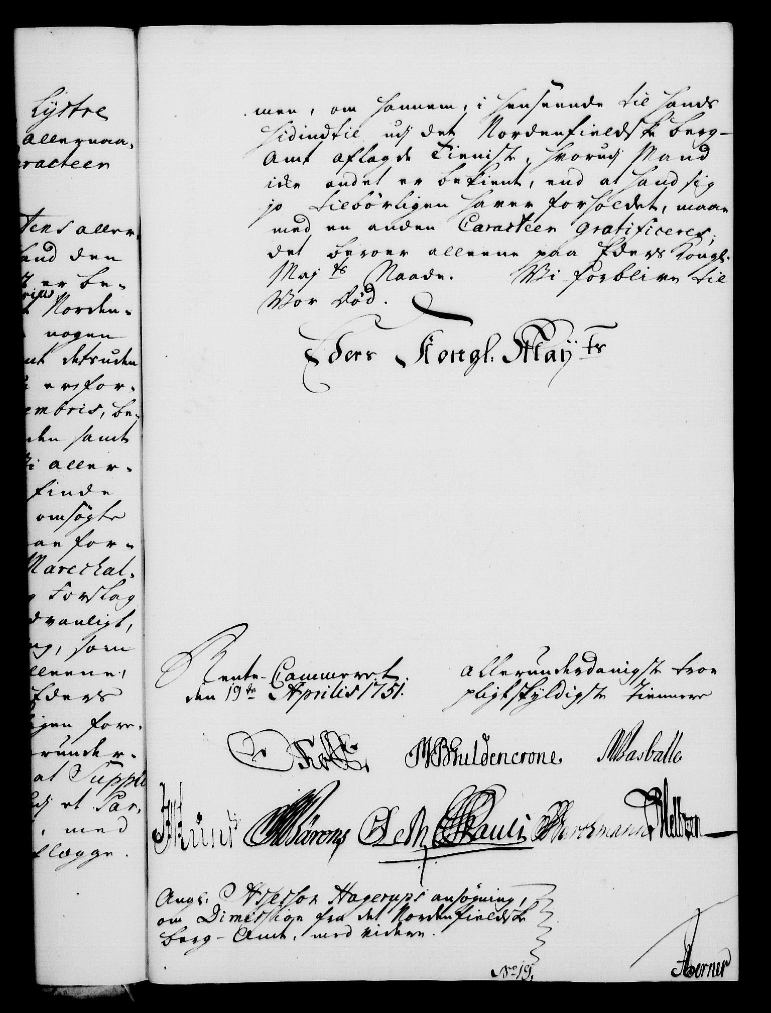 Rentekammeret, Kammerkanselliet, RA/EA-3111/G/Gf/Gfa/L0033: Norsk relasjons- og resolusjonsprotokoll (merket RK 52.33), 1751, s. 213