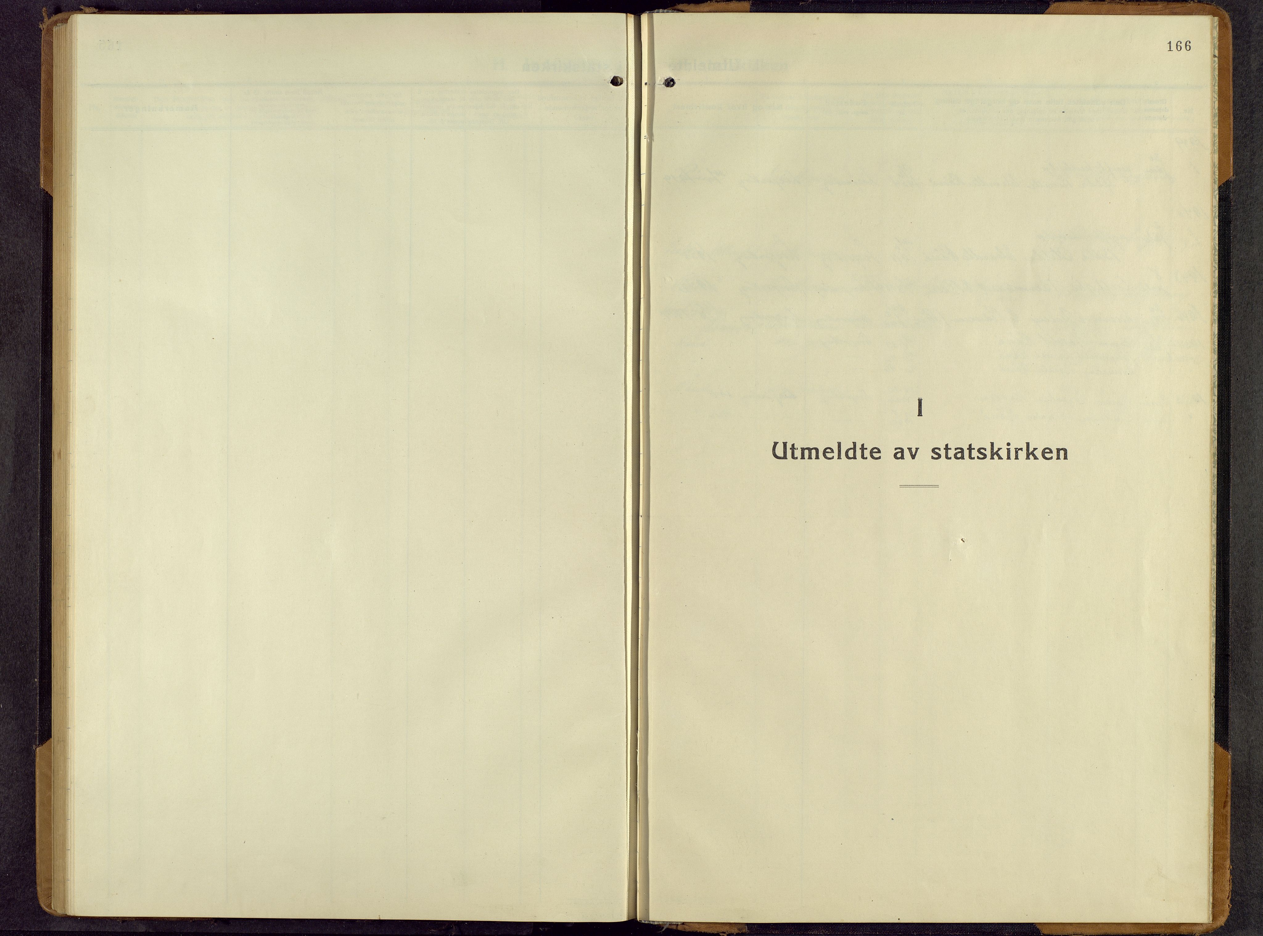 Lesja prestekontor, SAH/PREST-068/H/Ha/Hab/L0011: Klokkerbok nr. 11, 1932-1960, s. 166