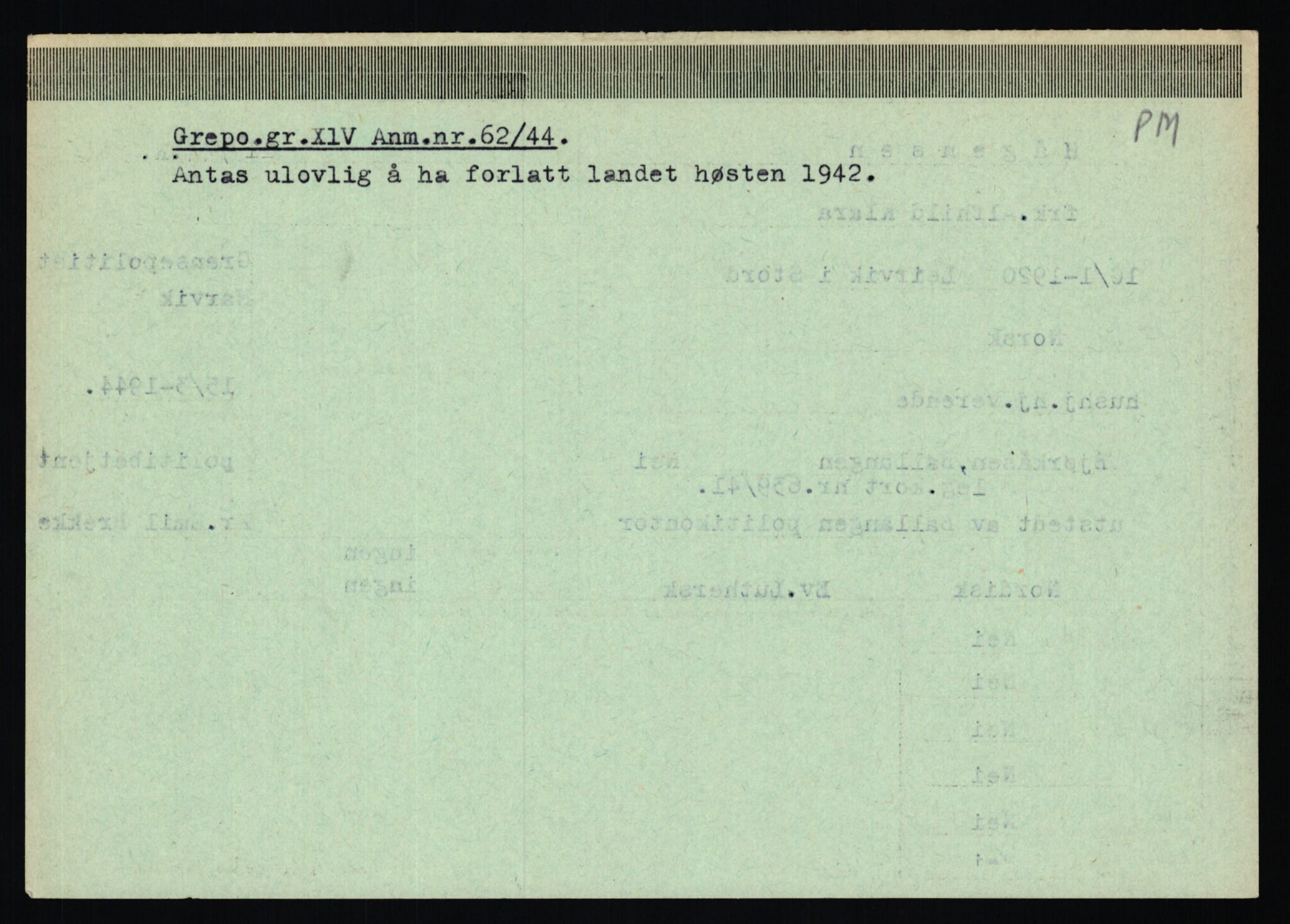 Statspolitiet - Hovedkontoret / Osloavdelingen, AV/RA-S-1329/C/Ca/L0005: Furali - Hamula, 1943-1945, s. 3432