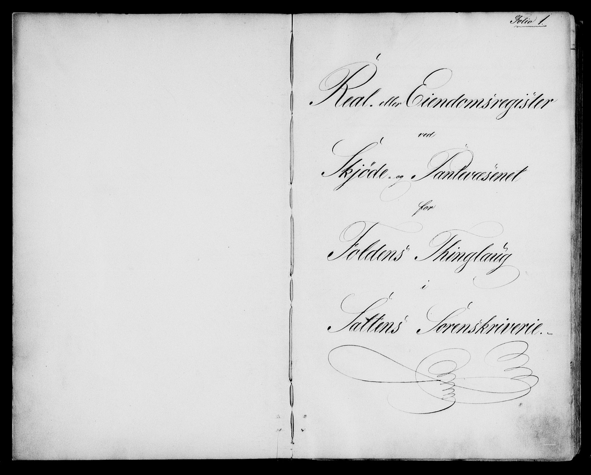 Salten sorenskriveri, SAT/A-4578/1/2/2A/L0043: Panteregister nr. 43, 1850-1907, s. 1