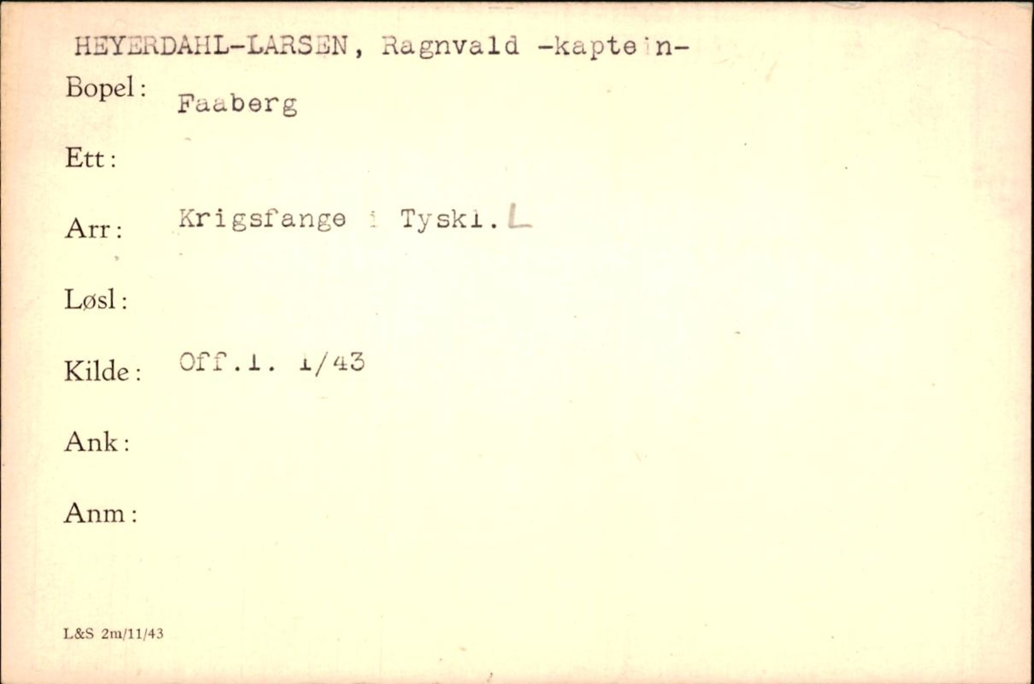 Forsvaret, Forsvarets krigshistoriske avdeling, AV/RA-RAFA-2017/Y/Yf/L0200: II-C-11-2102  -  Norske krigsfanger i Tyskland, 1940-1945, s. 438