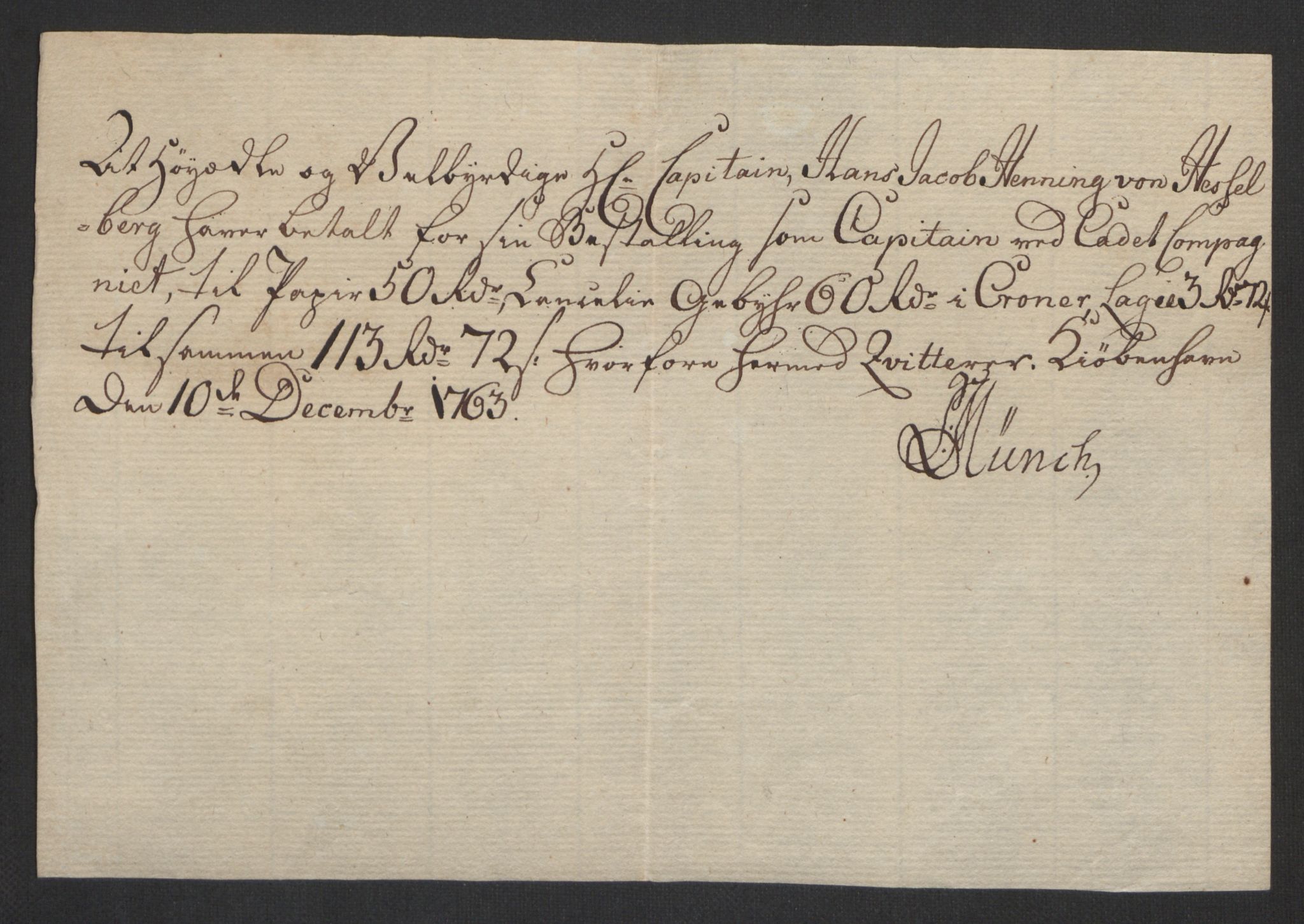 Hesselberg, Hans Jacob Henning, AV/RA-PA-0056/F/L0001: --, 1759-1809, s. 17