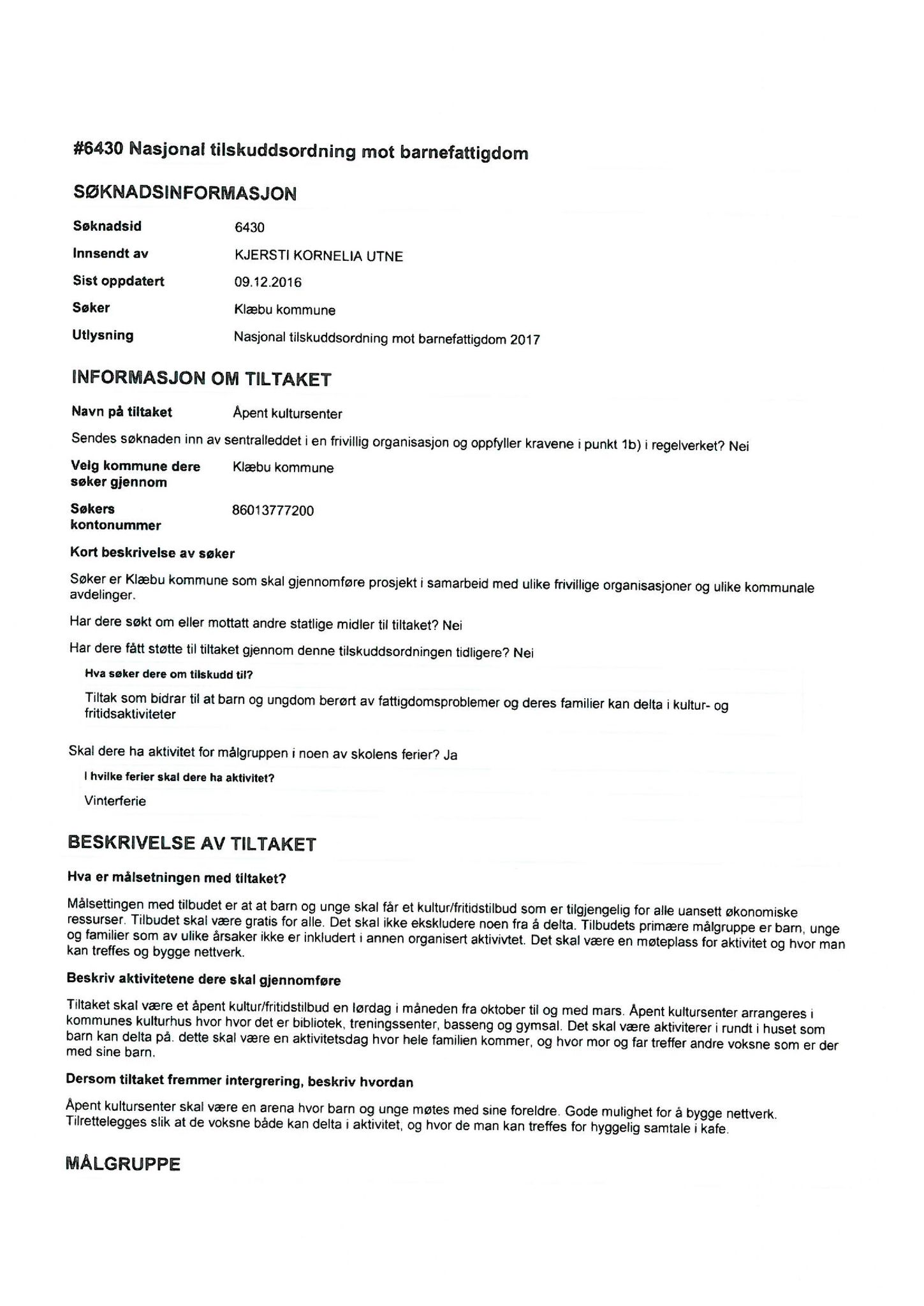 Klæbu Kommune, TRKO/KK/04-UO/L008: Utvalg for oppvekst - Møtedokumenter, 2017, s. 43