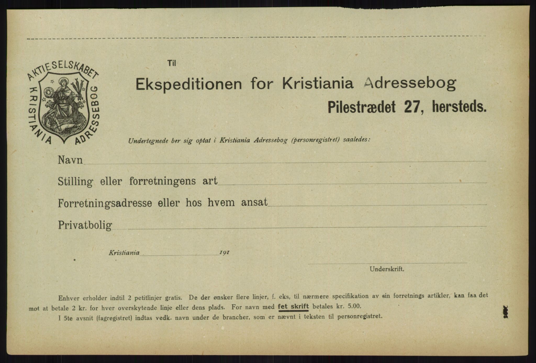Kristiania/Oslo adressebok, PUBL/-, 1918, s. 2176