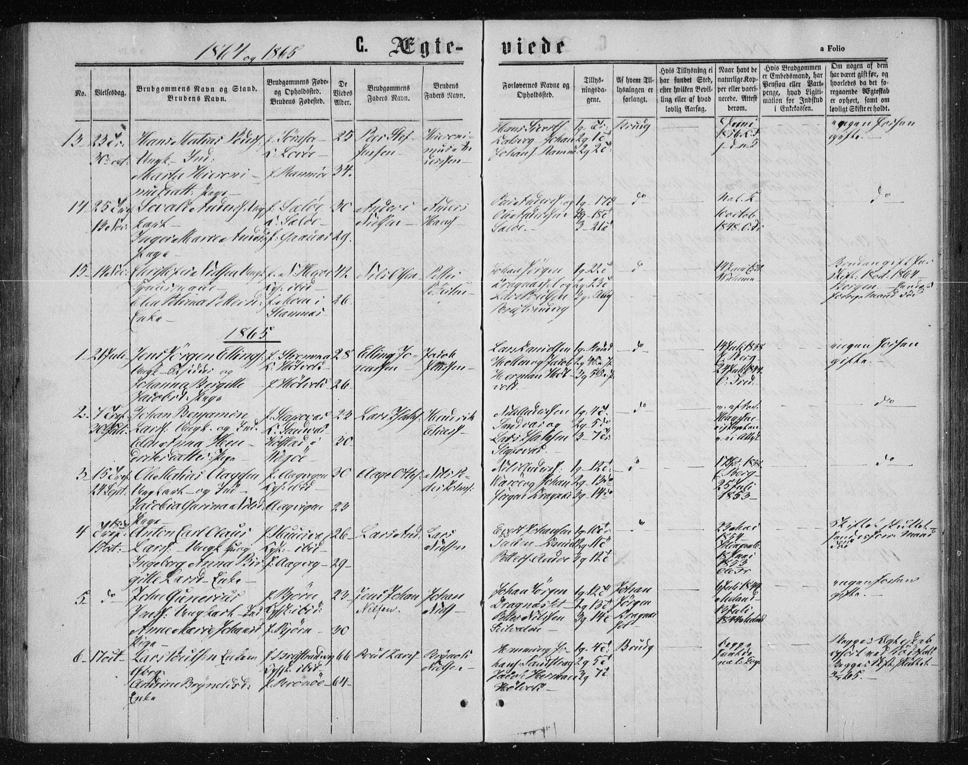 Ministerialprotokoller, klokkerbøker og fødselsregistre - Nordland, AV/SAT-A-1459/834/L0505: Ministerialbok nr. 834A03, 1862-1871, s. 128b