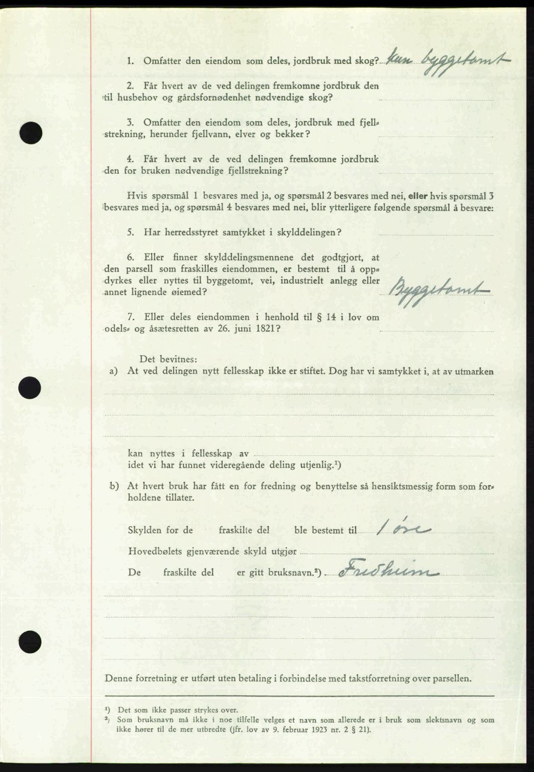 Romsdal sorenskriveri, AV/SAT-A-4149/1/2/2C: Pantebok nr. A30, 1949-1949, Dagboknr: 1856/1949