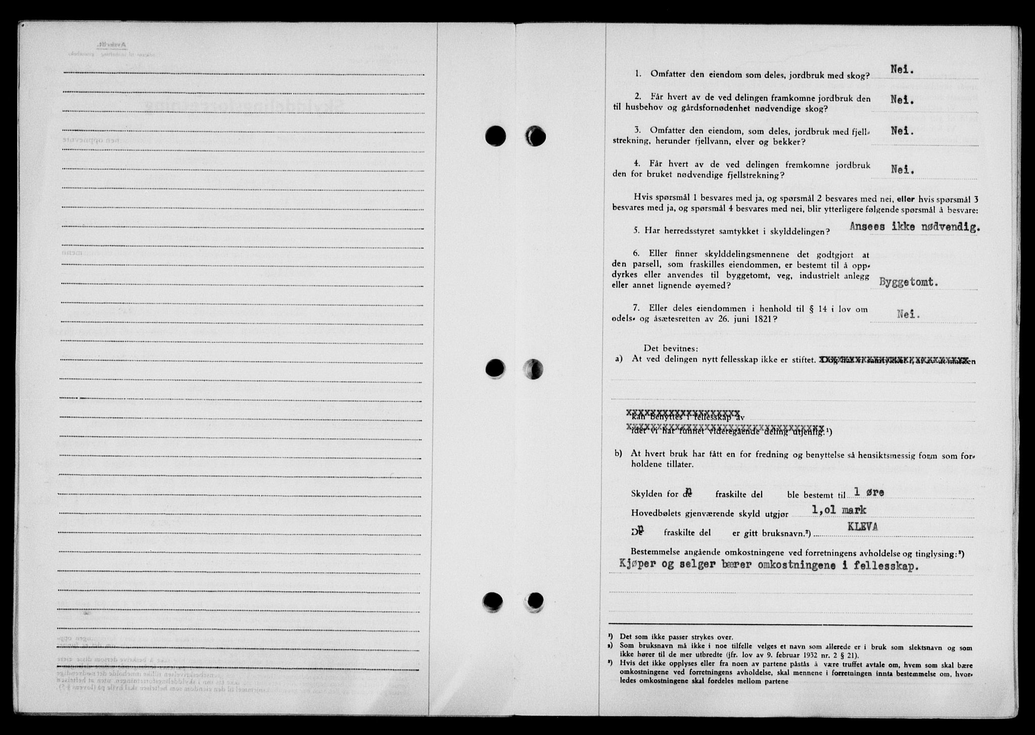 Lofoten sorenskriveri, SAT/A-0017/1/2/2C/L0019a: Pantebok nr. 19a, 1948-1948, Dagboknr: 2110/1948
