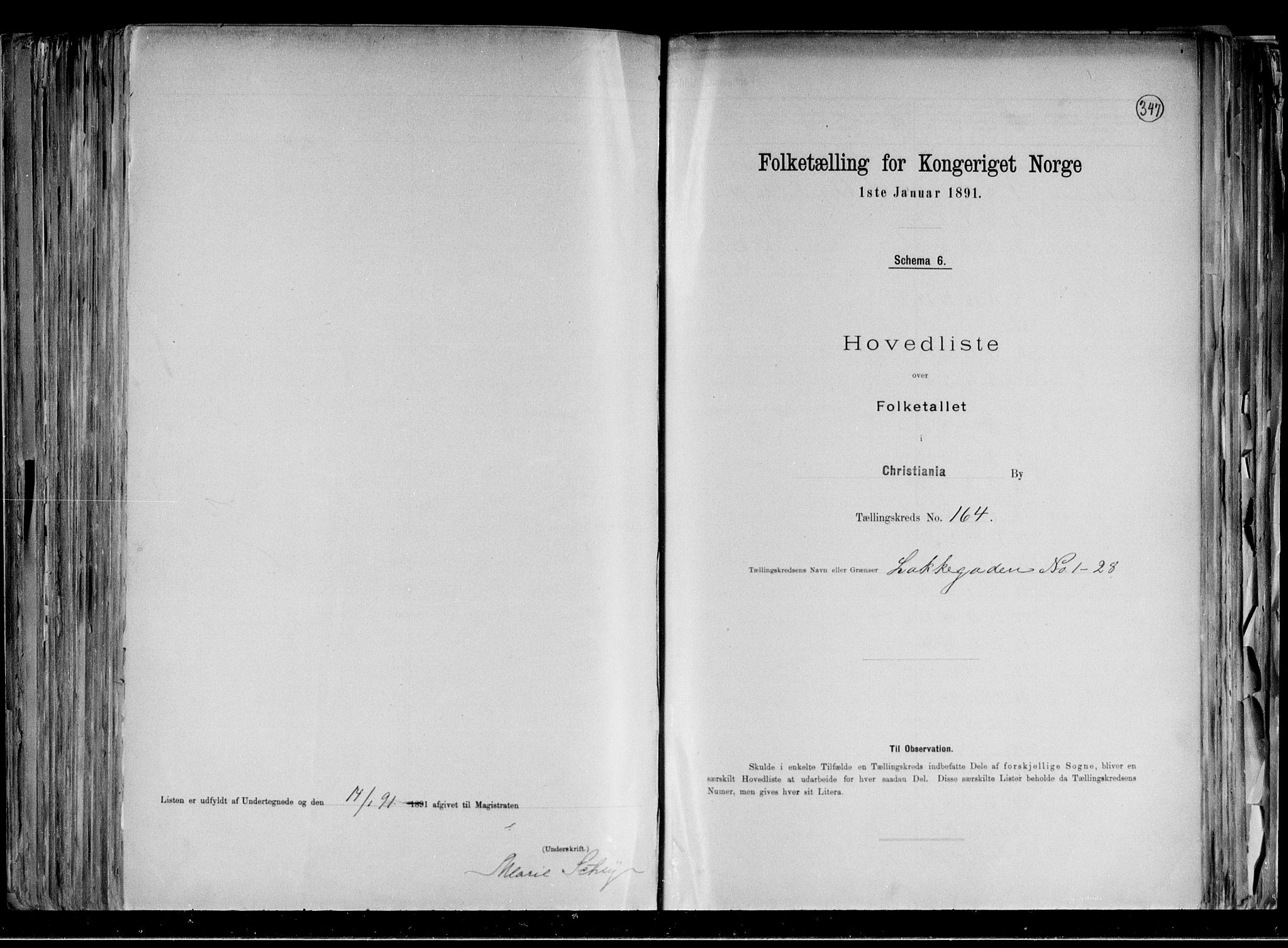 RA, Folketelling 1891 for 0301 Kristiania kjøpstad, 1891, s. 88127