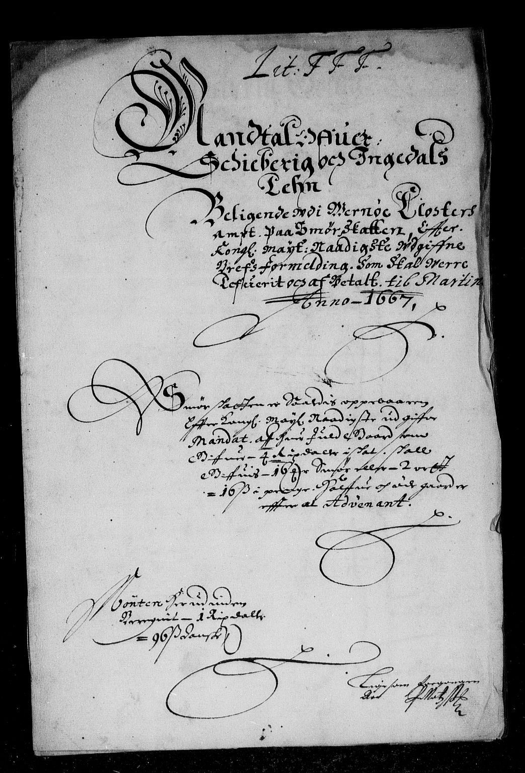 Rentekammeret inntil 1814, Reviderte regnskaper, Stiftamtstueregnskaper, Landkommissariatet på Akershus og Akershus stiftamt, AV/RA-EA-5869/R/Rb/L0044: Akershus stiftamt, 1667