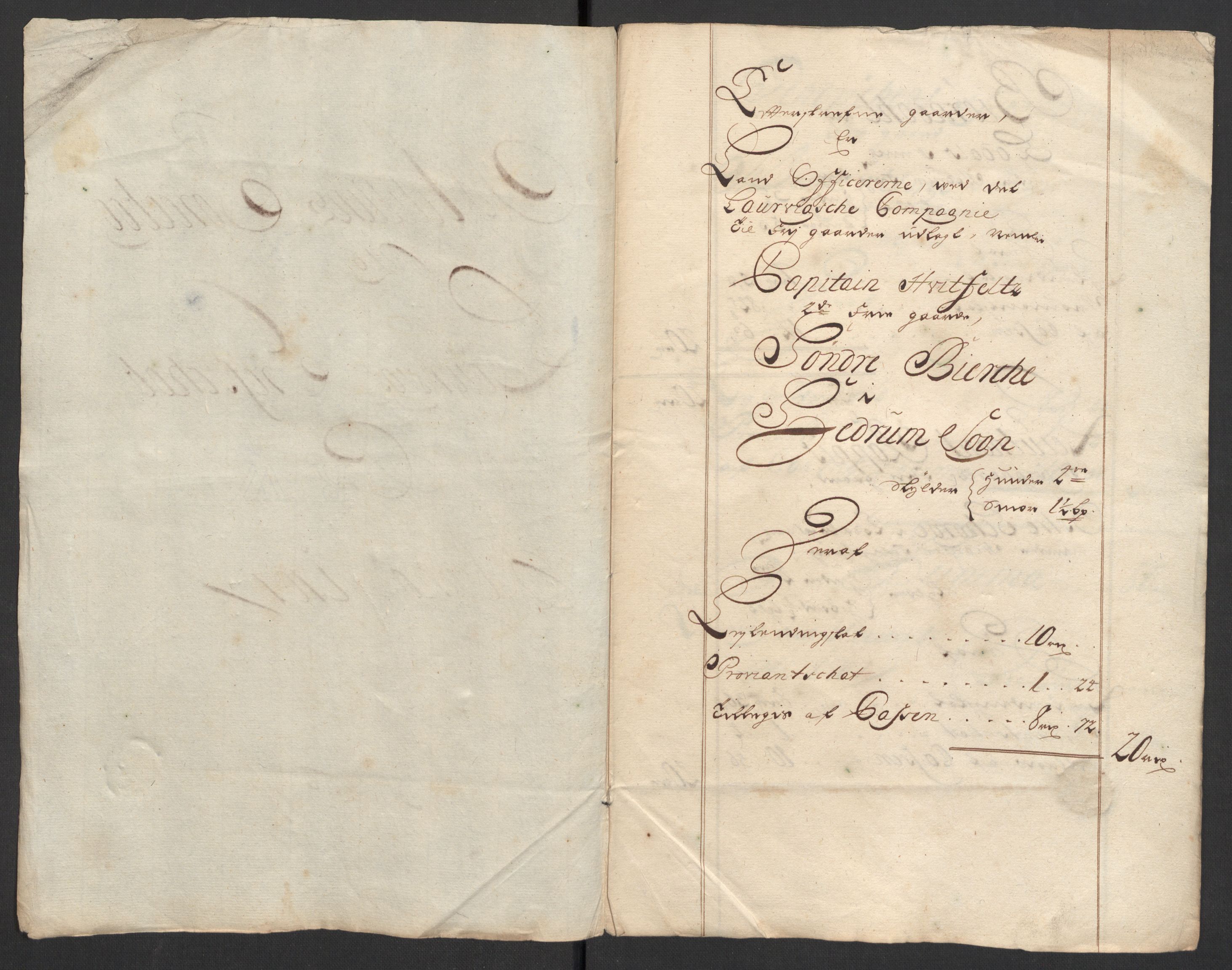 Rentekammeret inntil 1814, Reviderte regnskaper, Fogderegnskap, RA/EA-4092/R33/L1980: Fogderegnskap Larvik grevskap, 1707-1708, s. 185