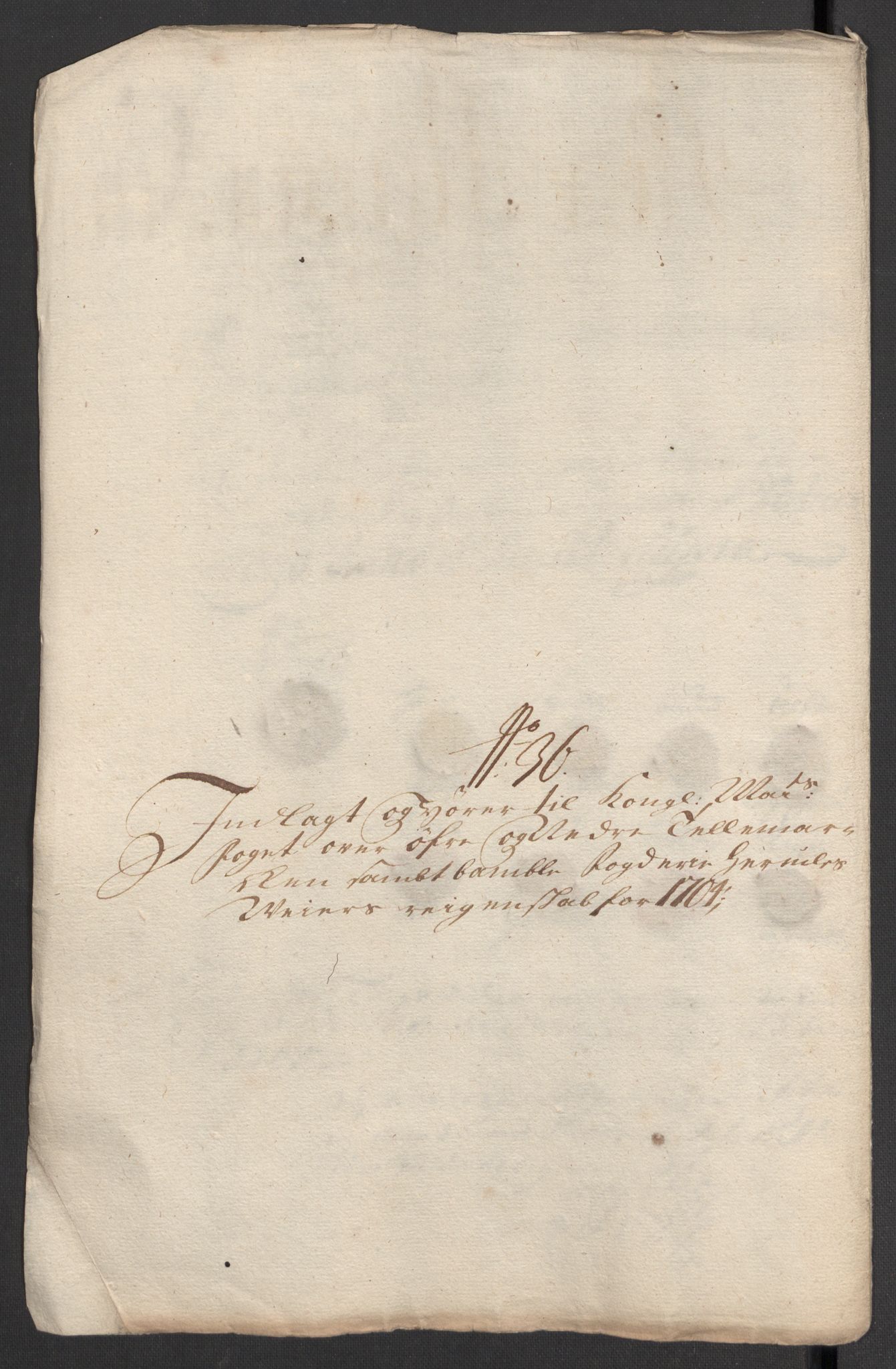 Rentekammeret inntil 1814, Reviderte regnskaper, Fogderegnskap, AV/RA-EA-4092/R36/L2112: Fogderegnskap Øvre og Nedre Telemark og Bamble, 1704, s. 268