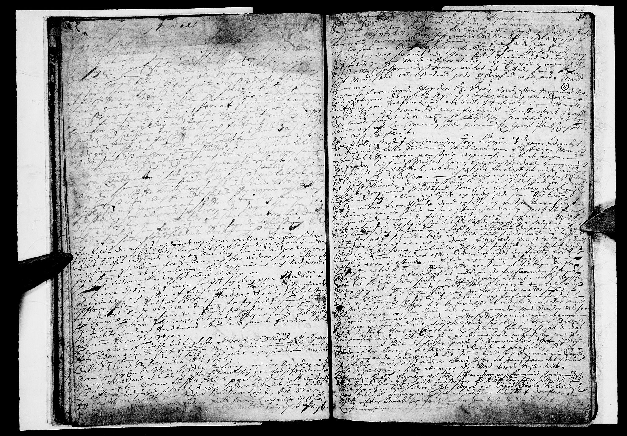 Øvre Telemark østfjelske sorenskriveri, AV/SAKO-A-213/F/Fa/Faa/L0020a: Tingbok, 1697, s. 11