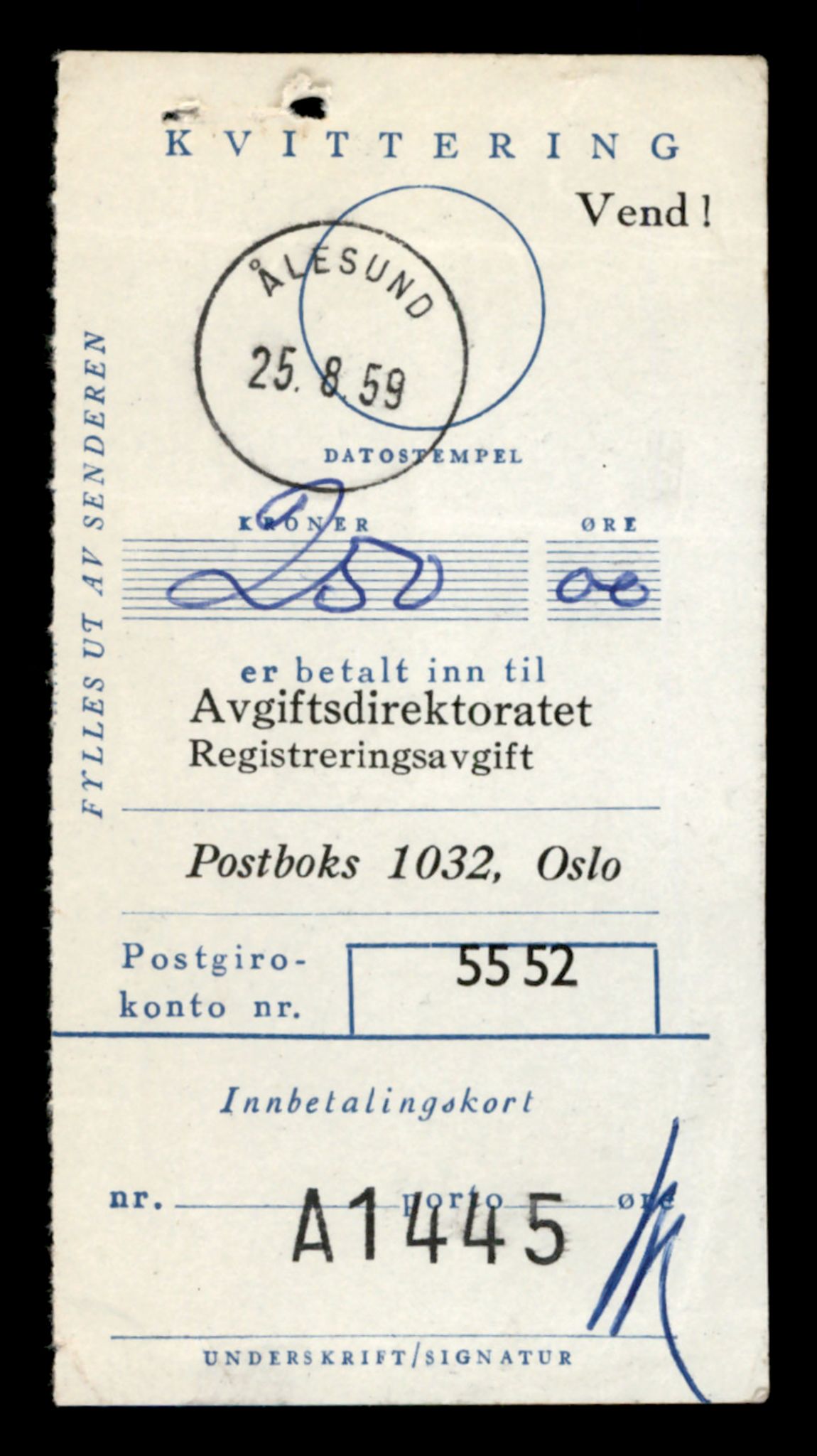 Møre og Romsdal vegkontor - Ålesund trafikkstasjon, SAT/A-4099/F/Fe/L0017: Registreringskort for kjøretøy T 1985 - T 10090, 1927-1998, s. 2501