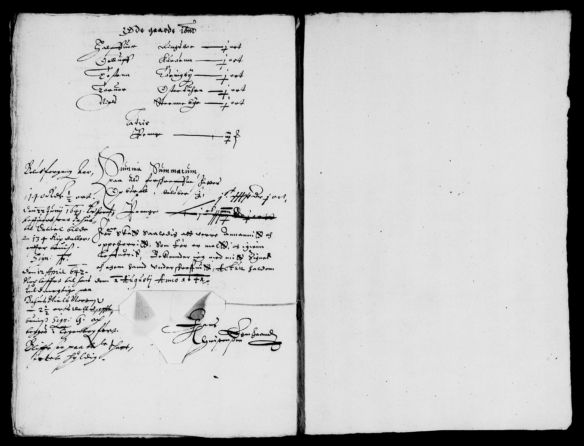 Rentekammeret inntil 1814, Reviderte regnskaper, Lensregnskaper, AV/RA-EA-5023/R/Rb/Rbb/L0003: Idd og Marker len, 1638-1642