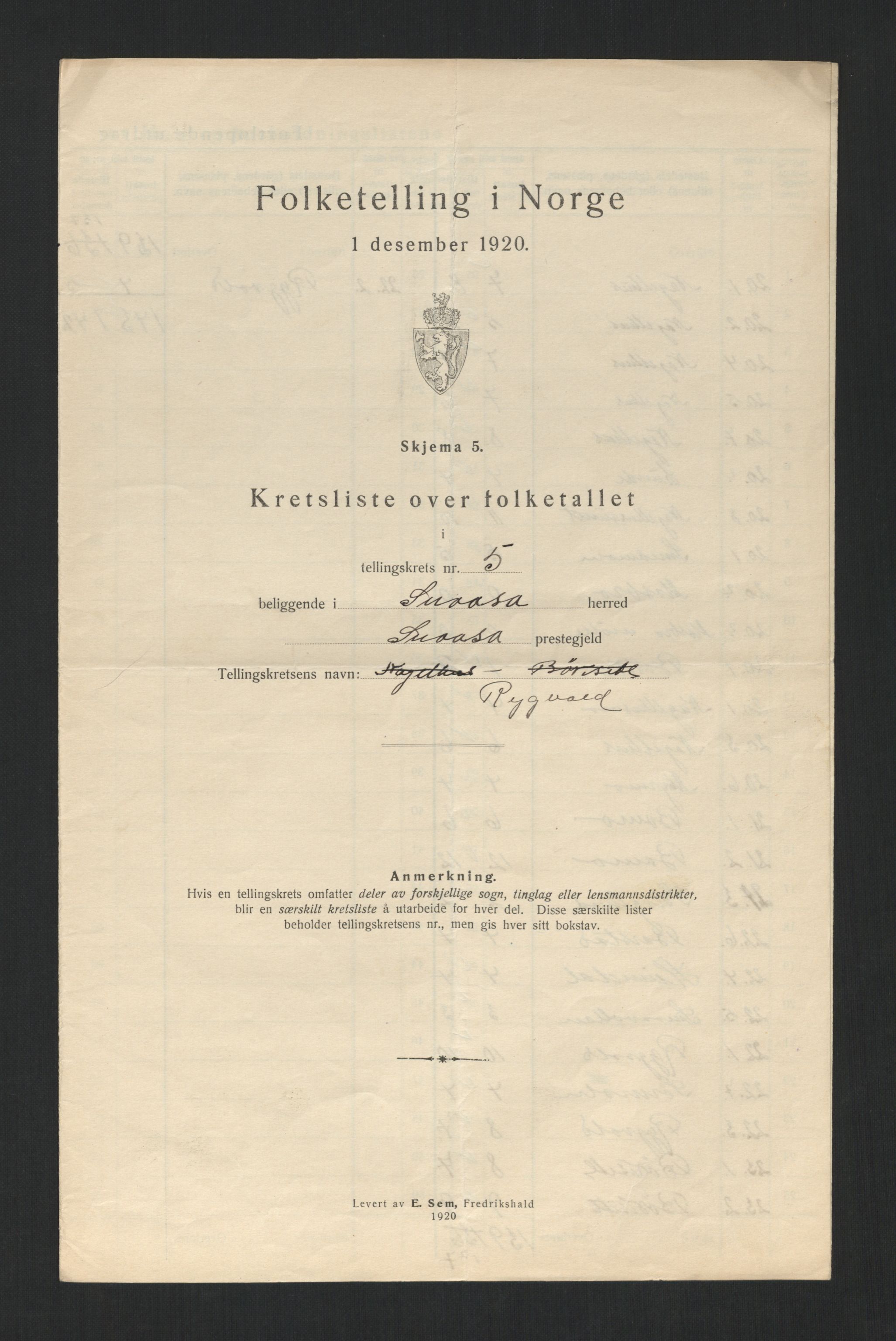 SAT, Folketelling 1920 for 1736 Snåsa herred, 1920, s. 27