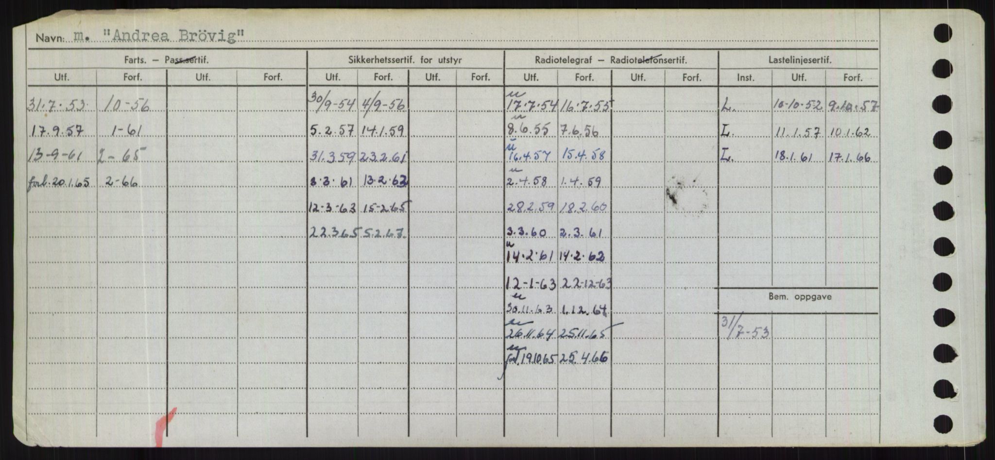 Sjøfartsdirektoratet med forløpere, Skipsmålingen, RA/S-1627/H/Hd/L0001: Fartøy, A-Anv, s. 568